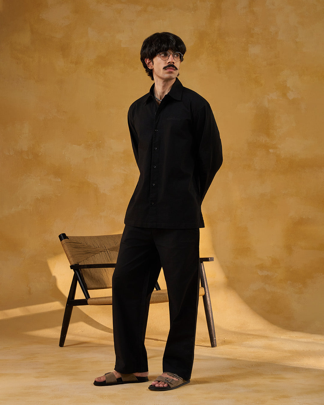 Co-ord Straight Pant Black