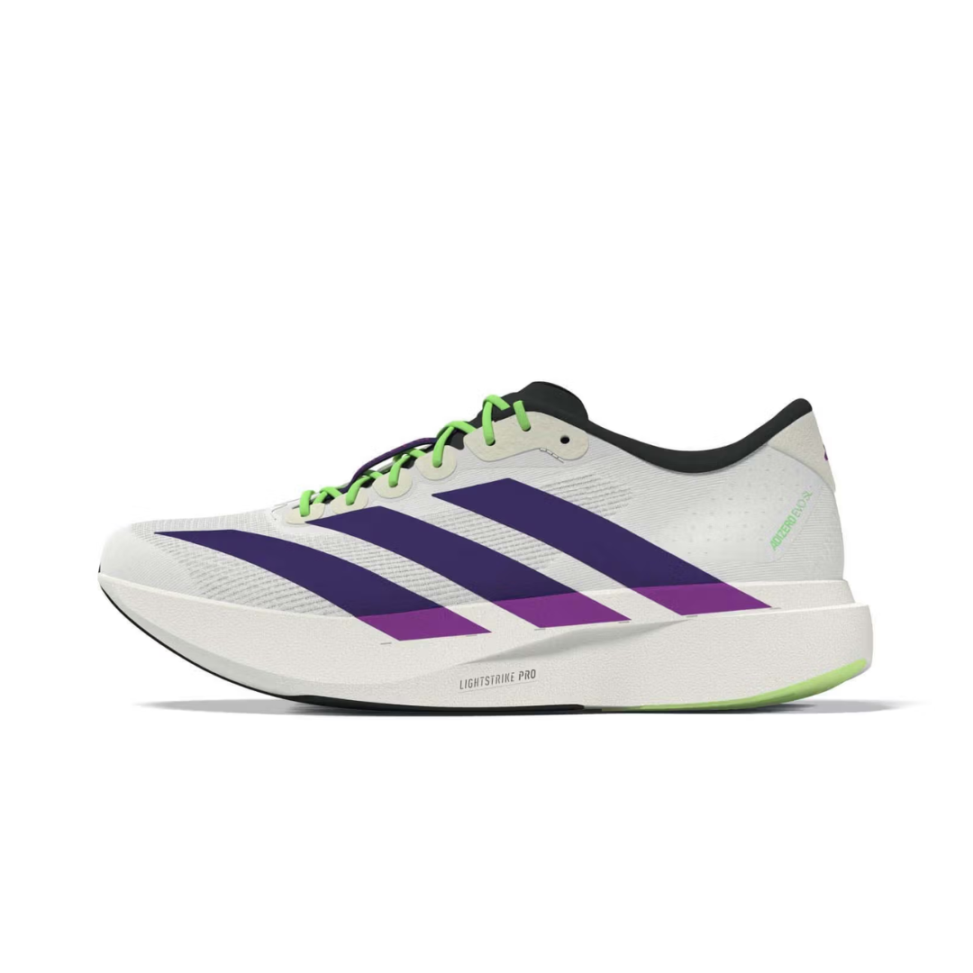adidas Adizero Evo SL White University Purple Burst
