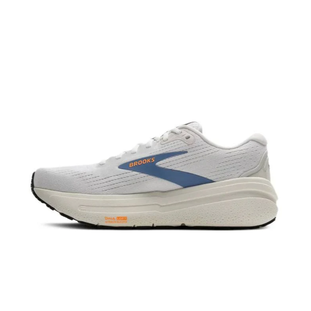 Brooks Ghost Max 2 White Winter Sky Orange