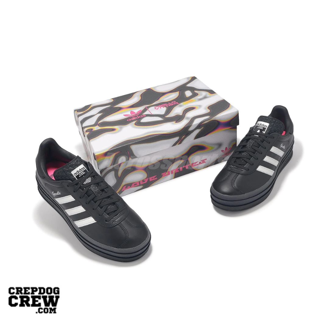 adidas Gazelle Bold Pride Pabllo Vittar Core Black Silver Metallic Lucid Pink (W)