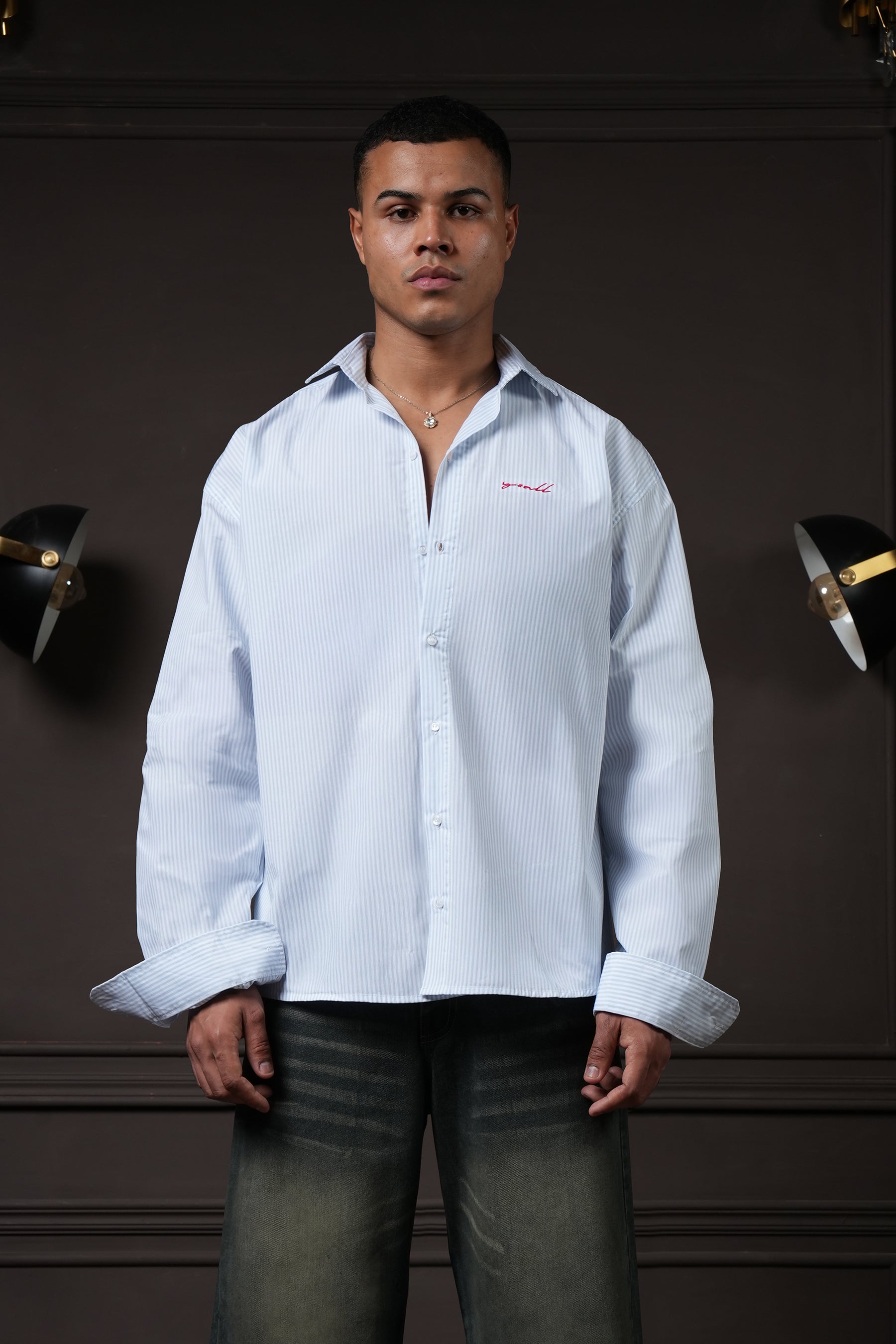 Still Line - Blue Pinstripe