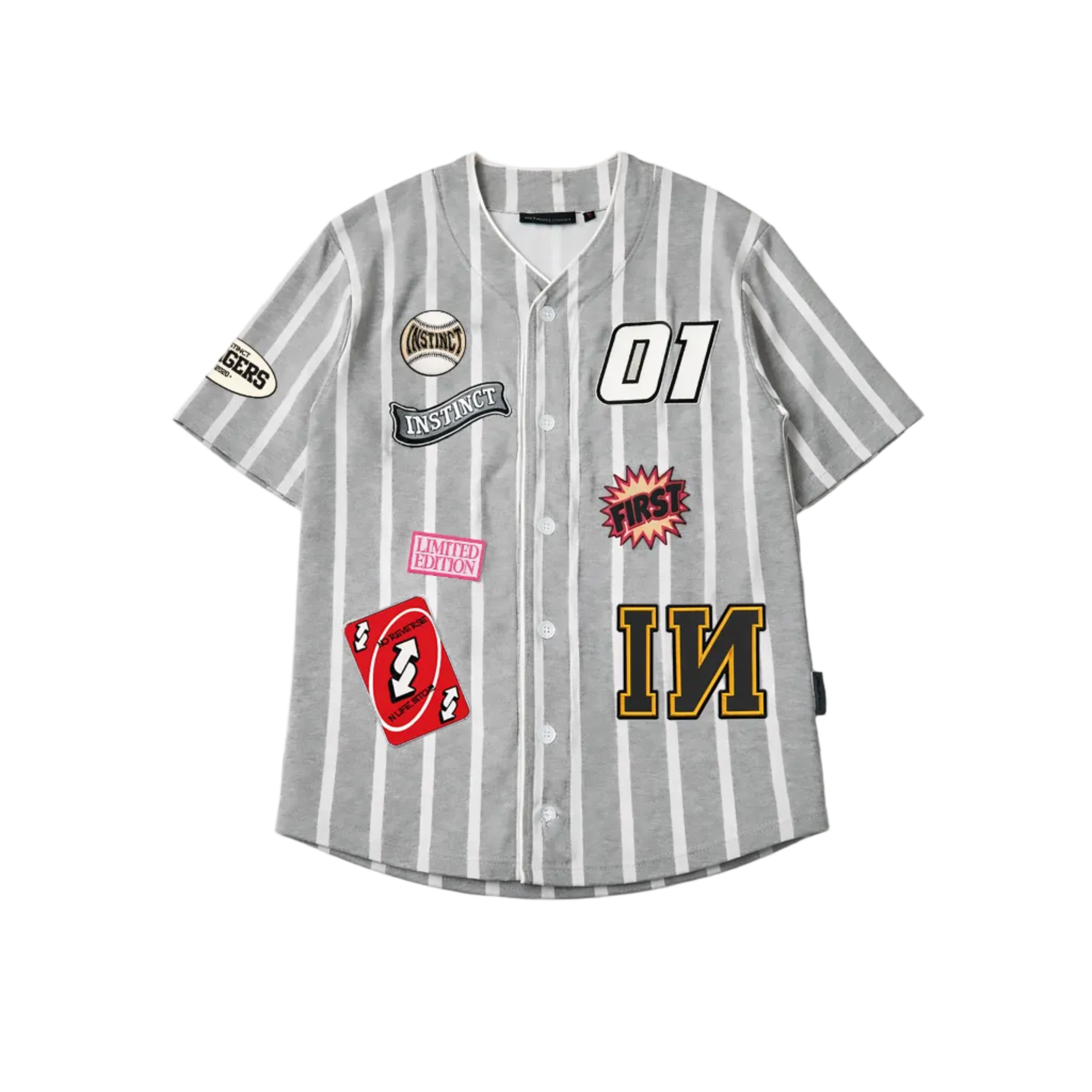 Origin 01 - Baseball Shirt (Grey)