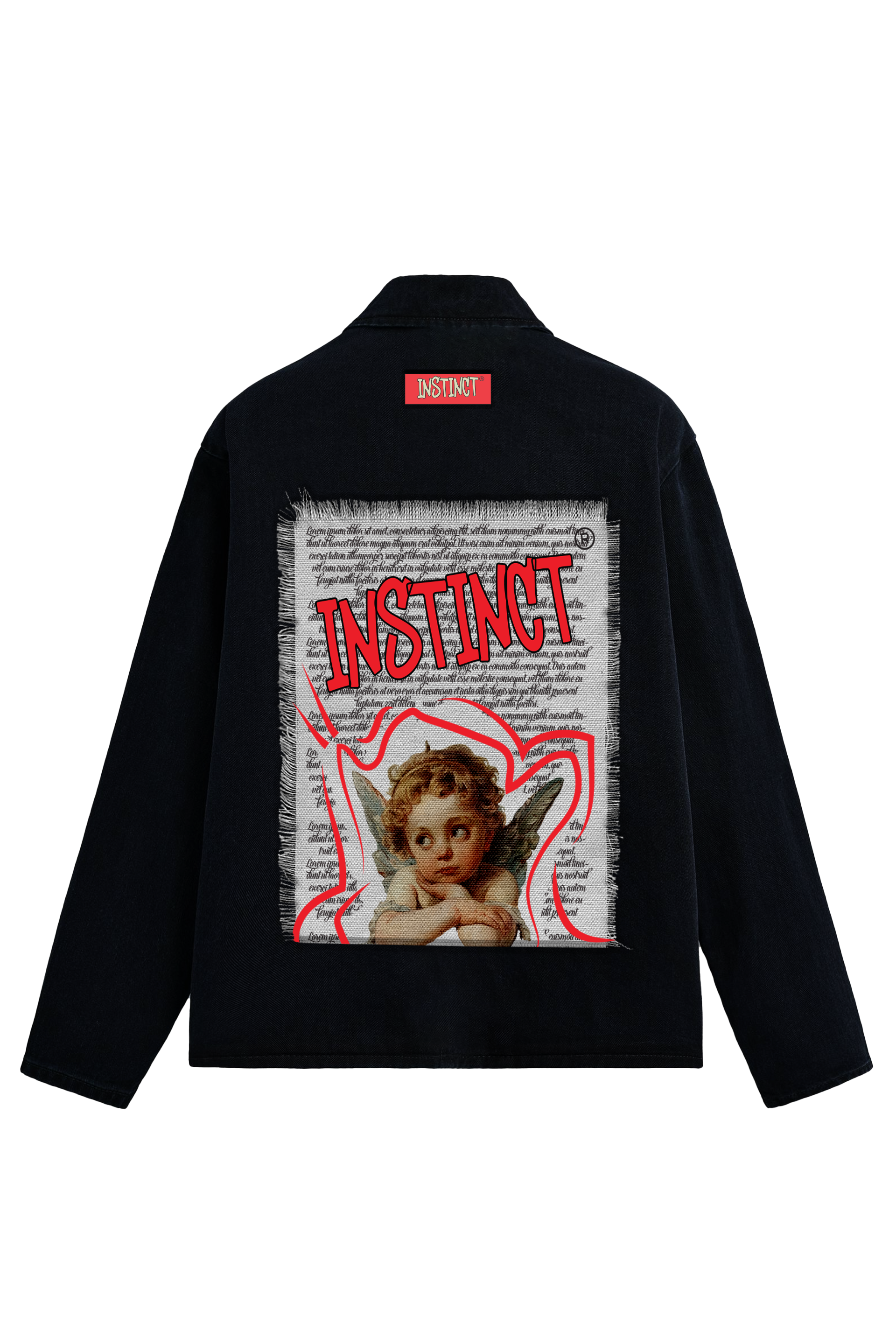 Old School Shacket - Black