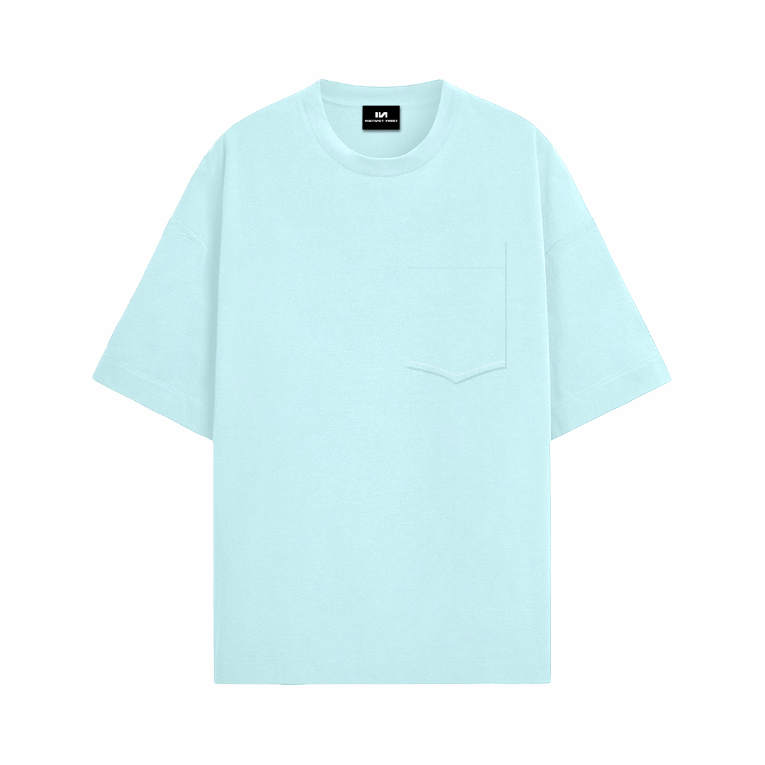 Oversized T-Shirt - (Pacific Aqua)