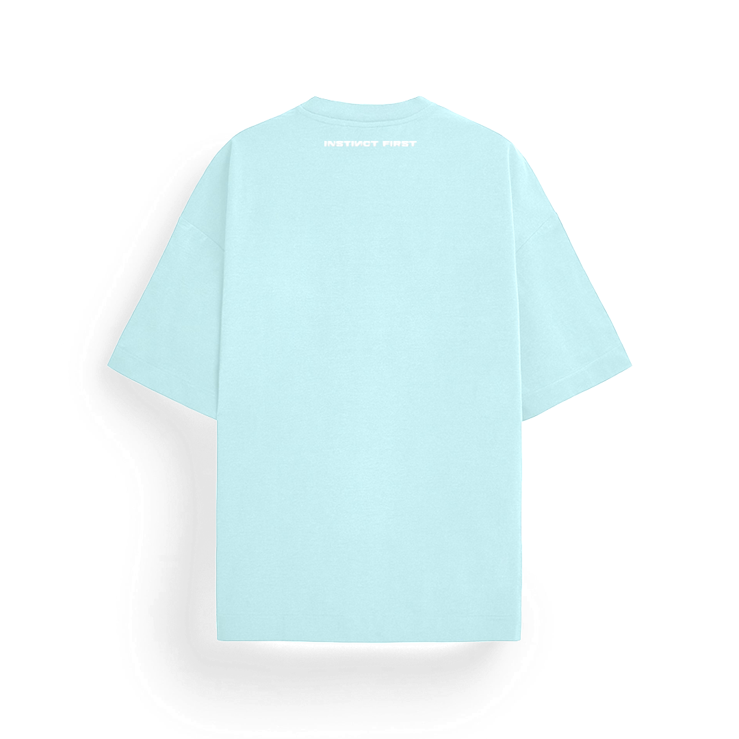 Oversized T-Shirt - (Pacific Aqua)