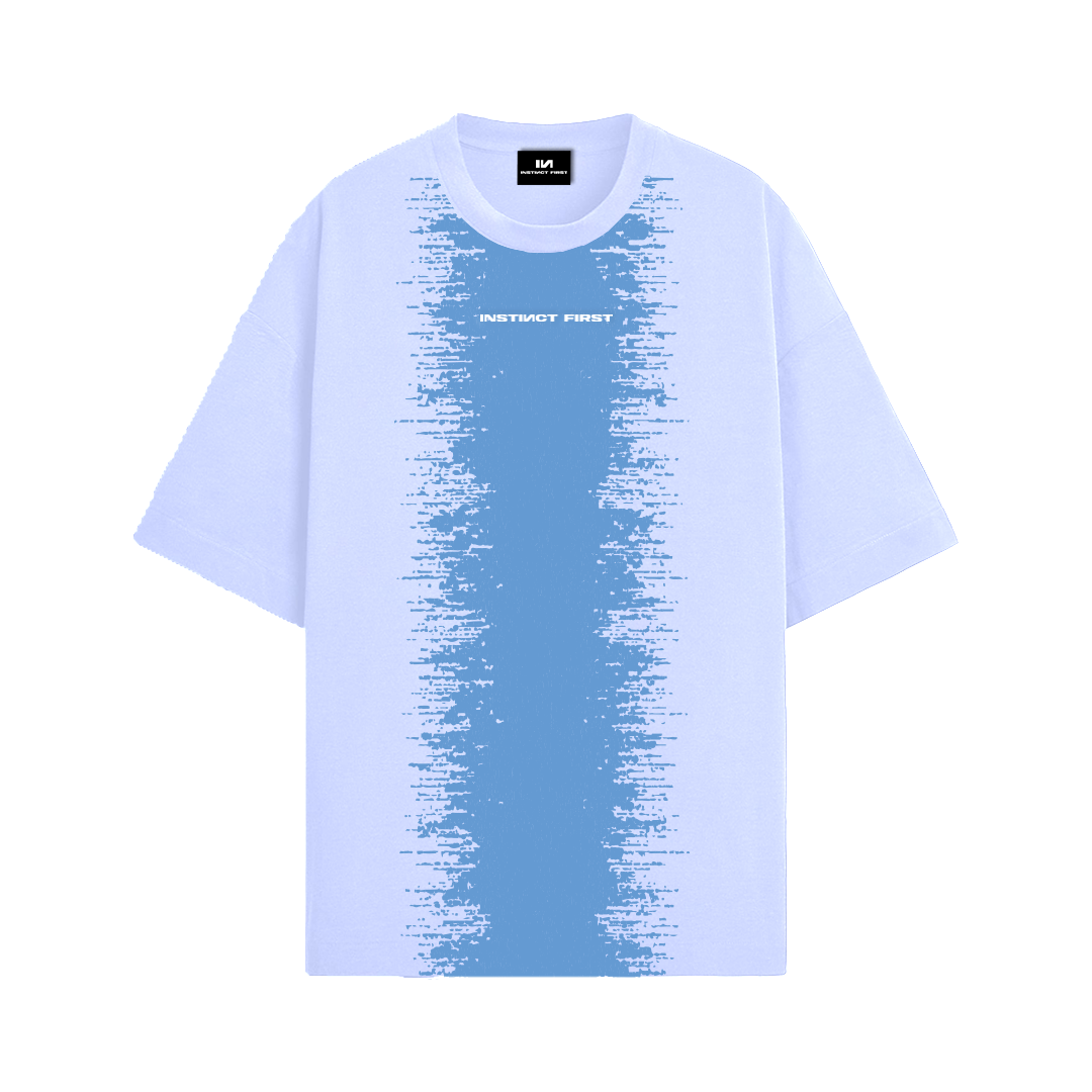 Blue Moon - Oversized T-shirt (White)