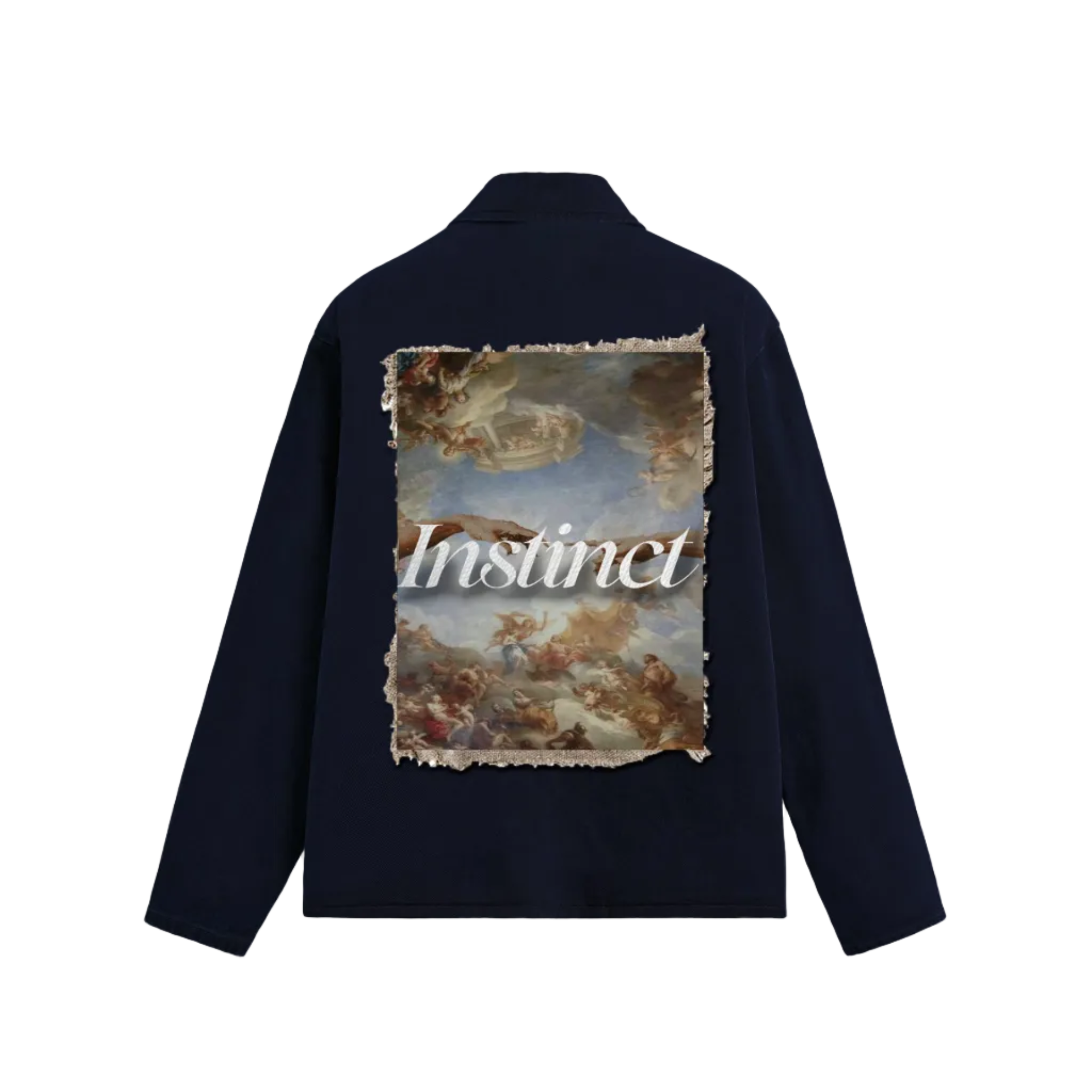 The Renaissance Shacket - Navy Blue