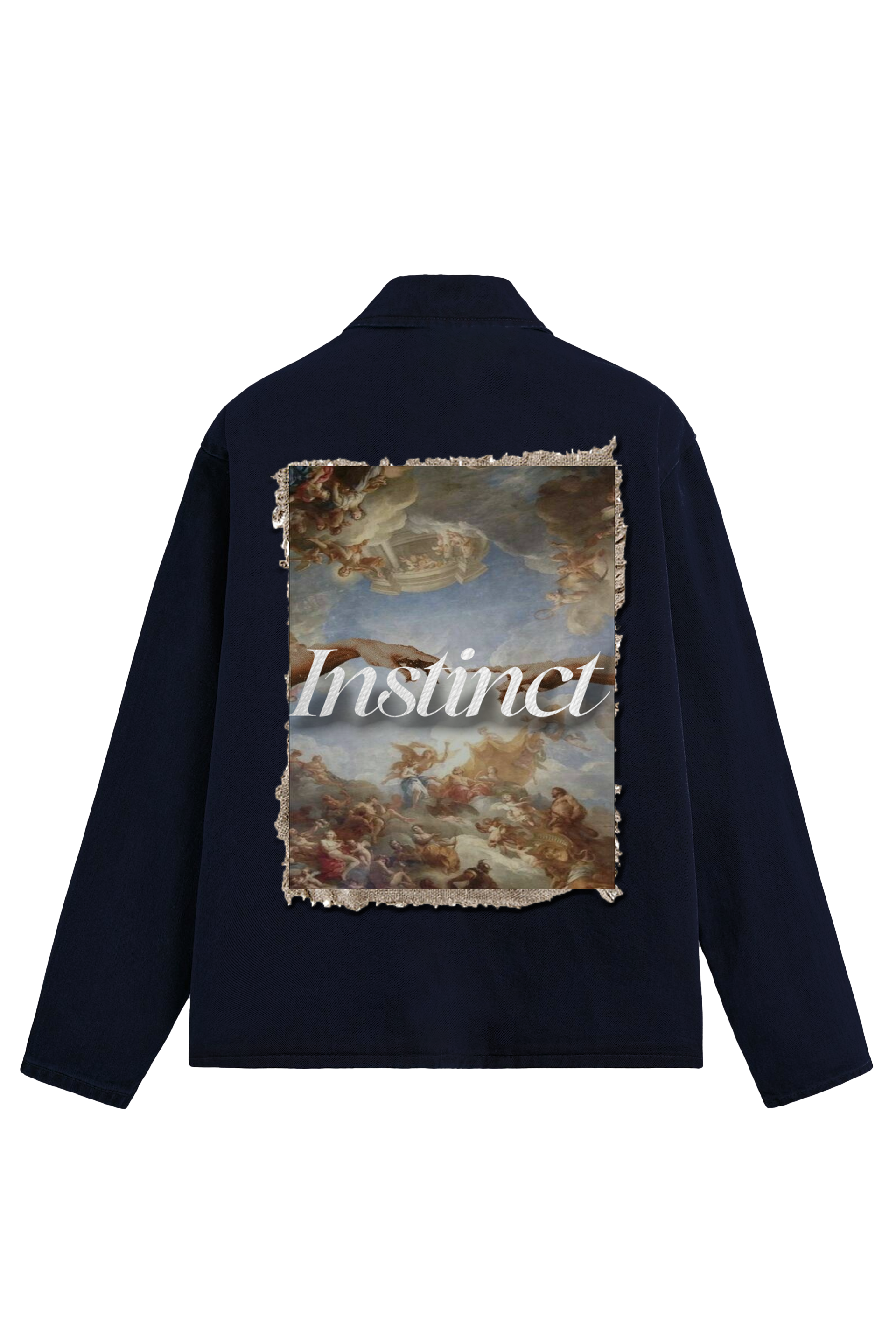 The Renaissance Shacket - (Navy Blue)
