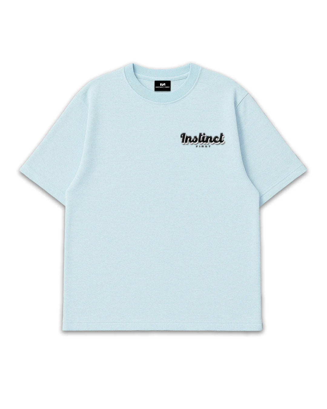 Retro Melange Blue- Oversized T-shirt