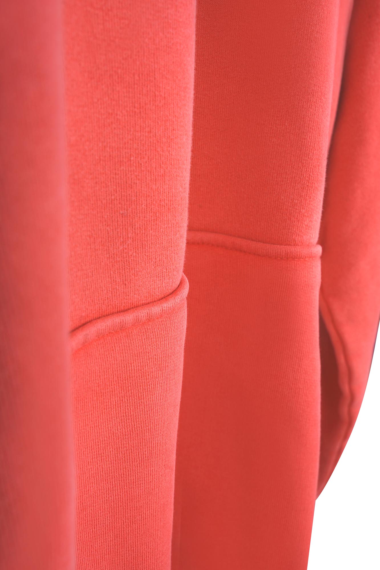 OVERDYED HEAVY WEIGHT HOODIE (BRIGHT SCARLET)