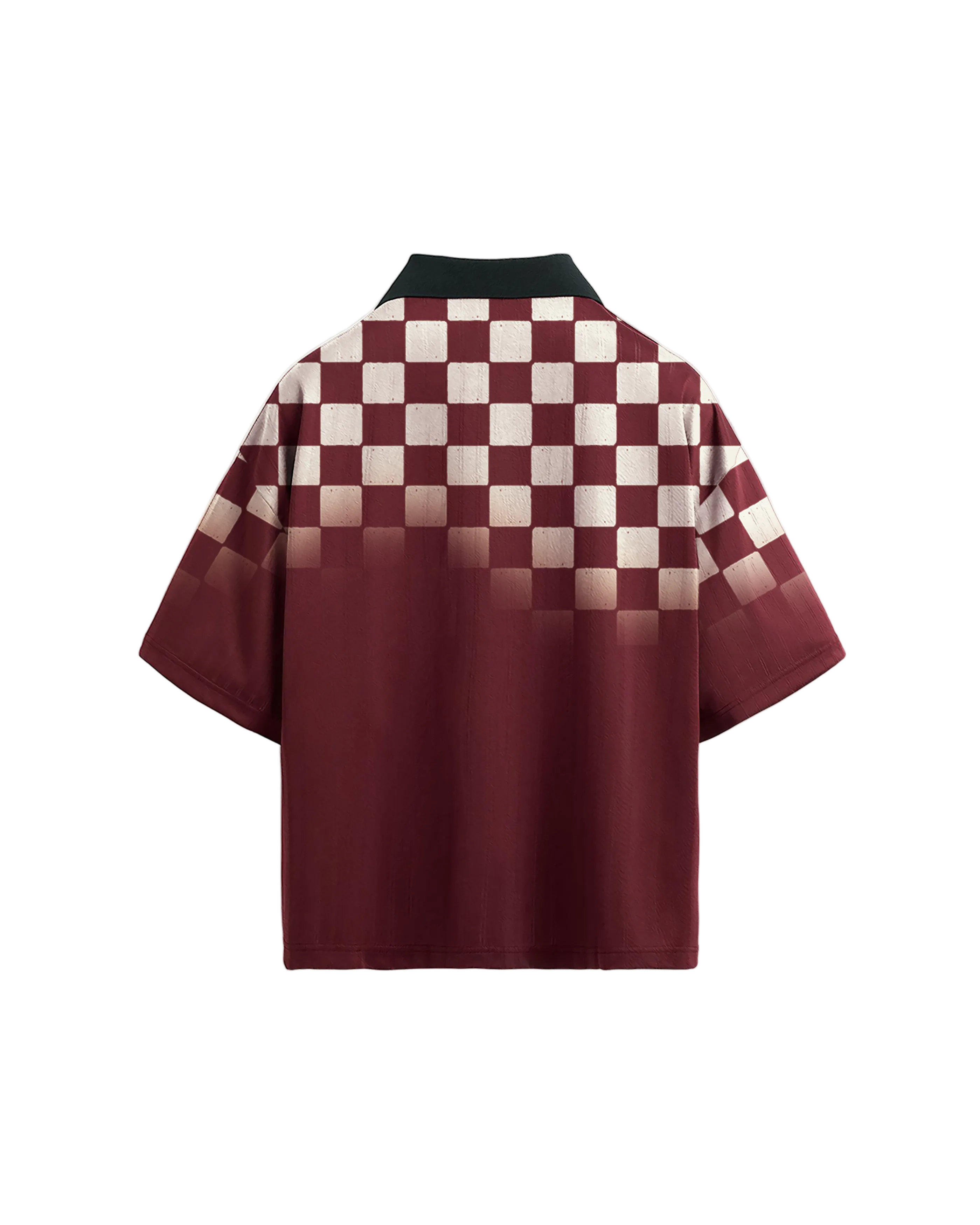Retro Polo T-shirt | Burgundy