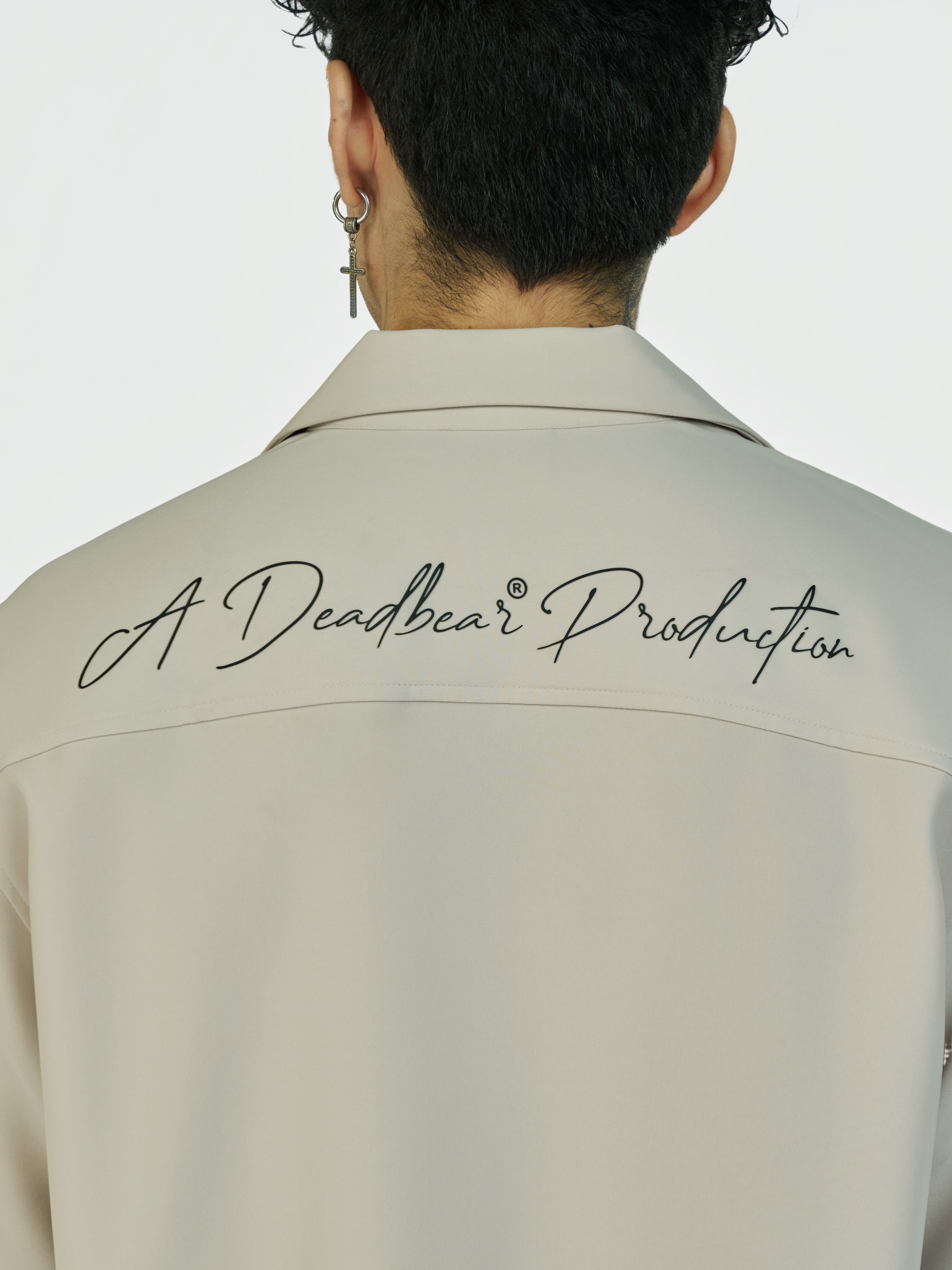 Bowling Shirt Stone Grey
