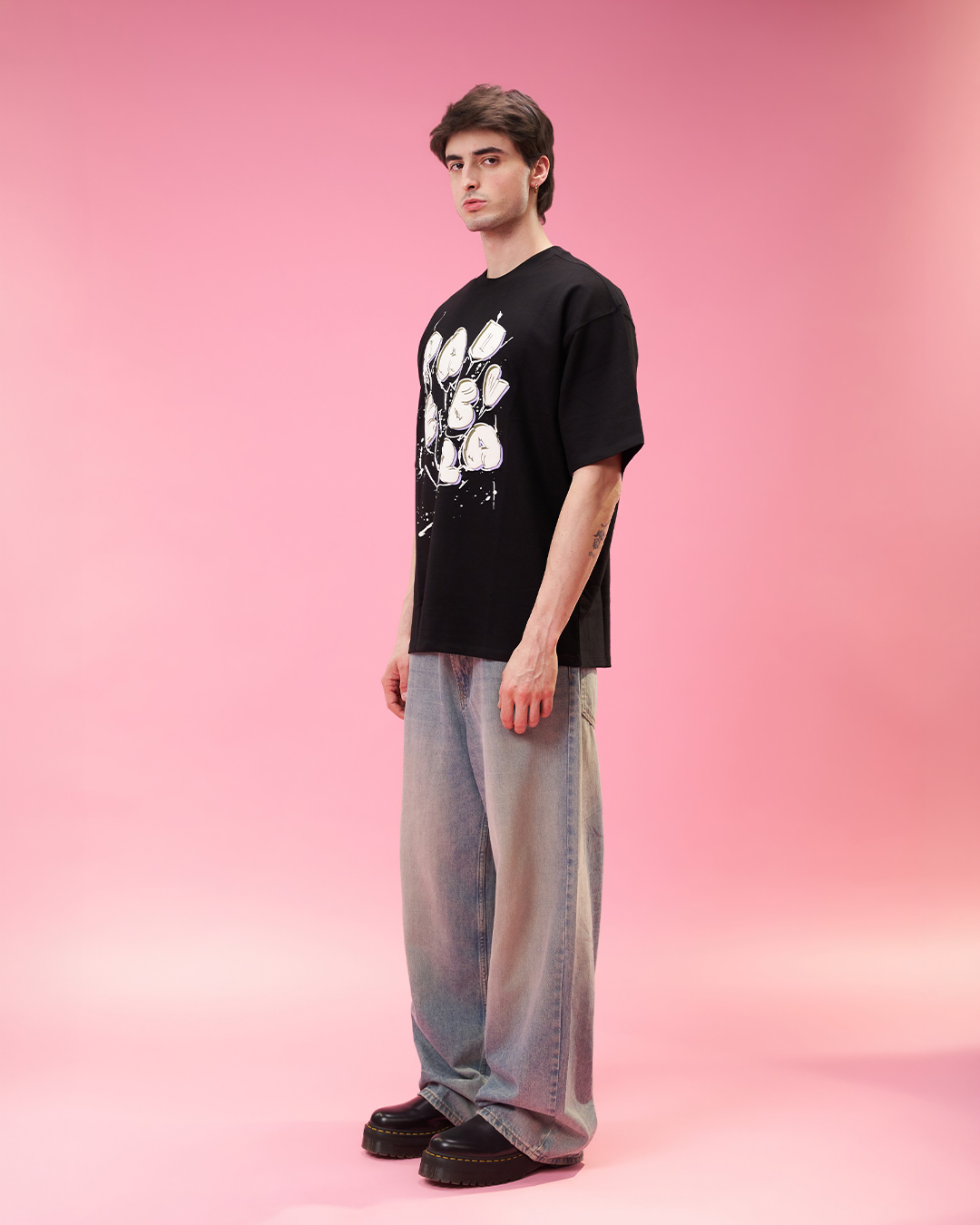Explode Tee Black