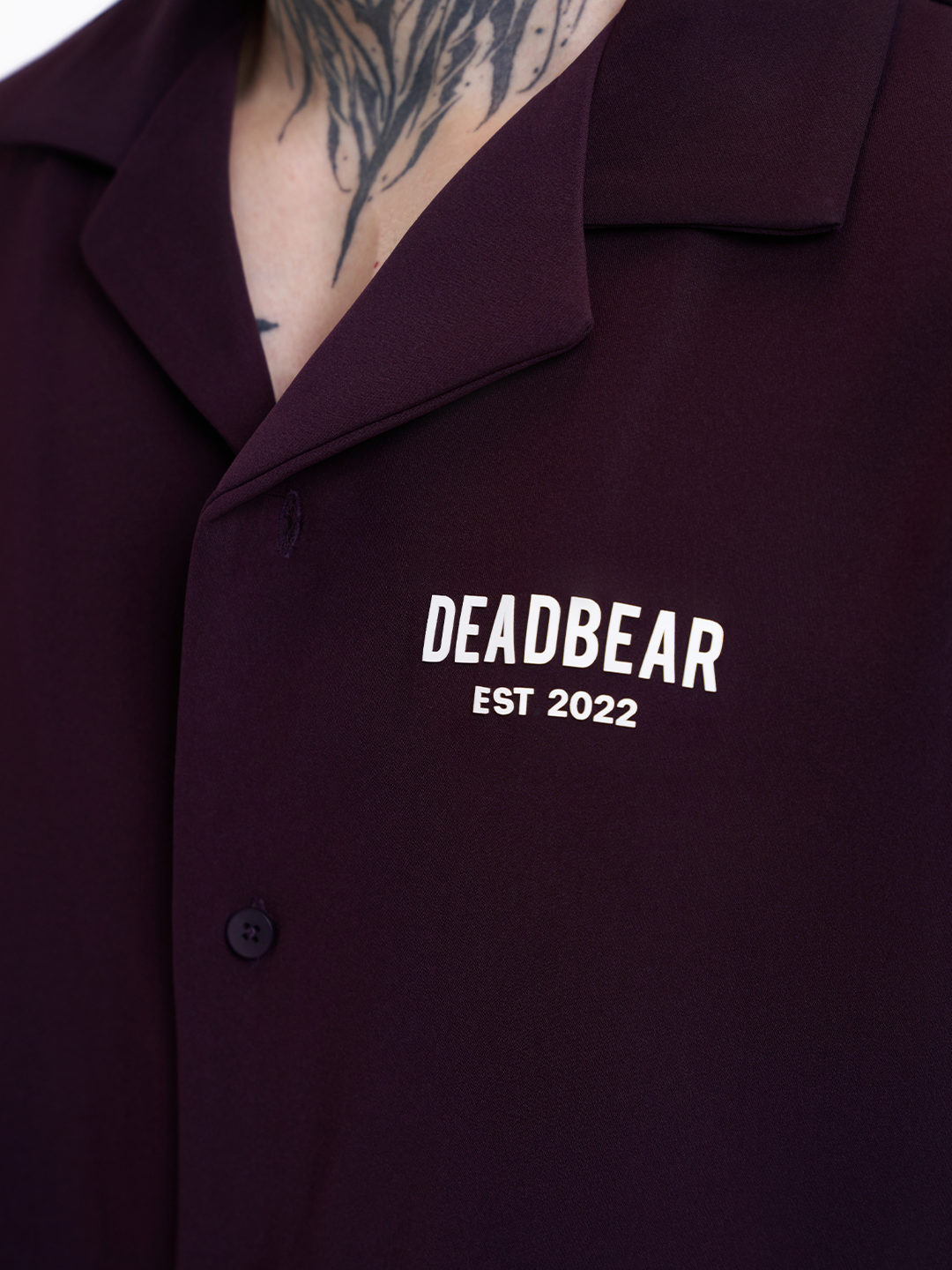 Bowling Shirt Deep Plum