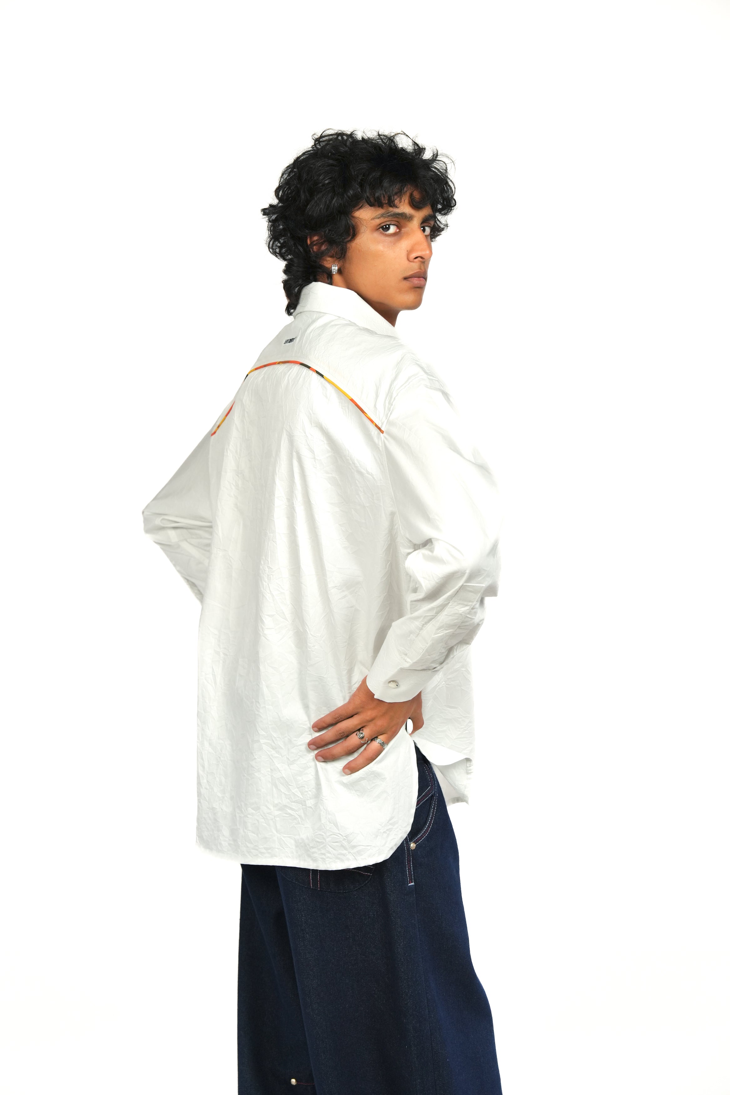 Crushed Shirt-White