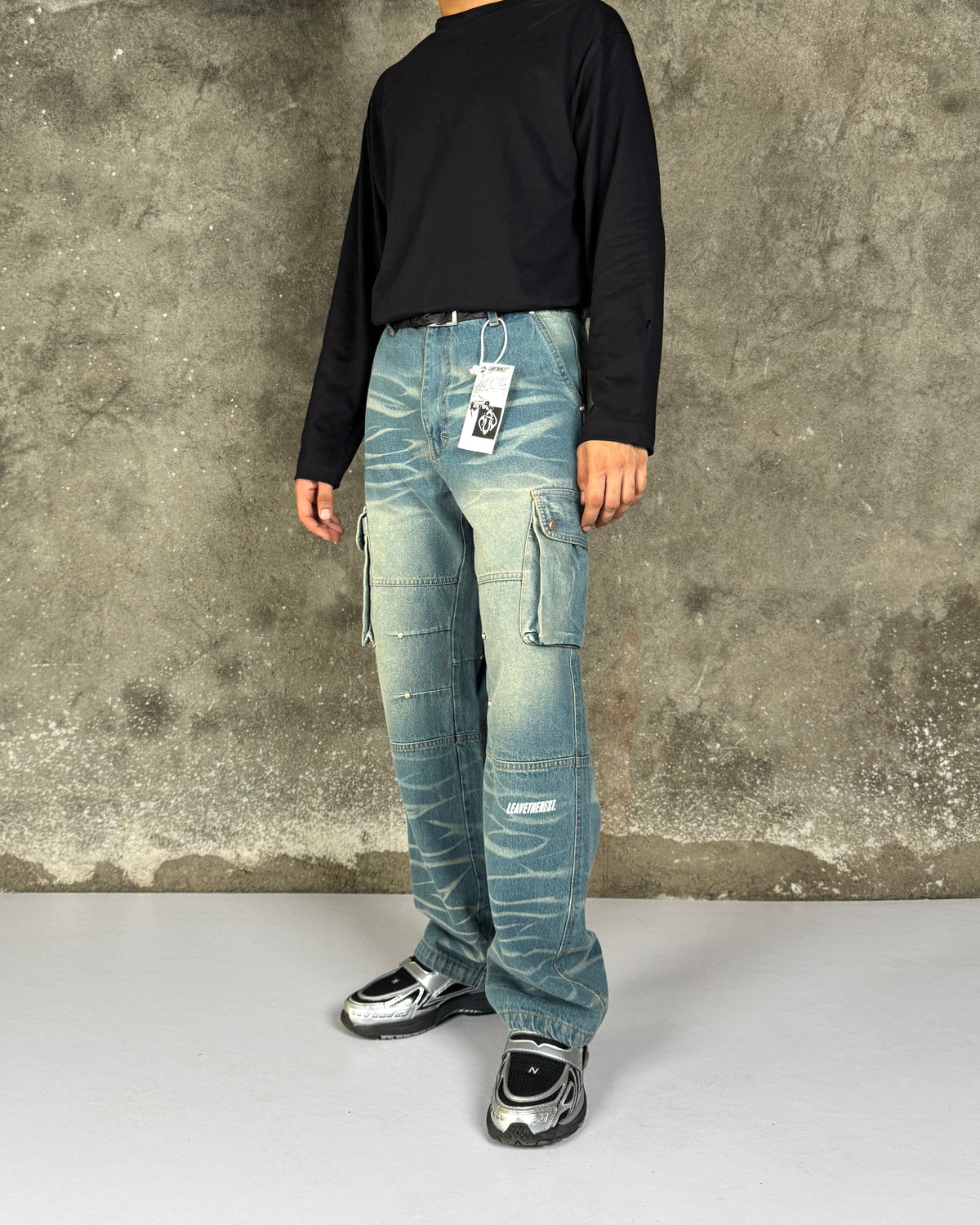 Crackle Cargo-Indigo Tint