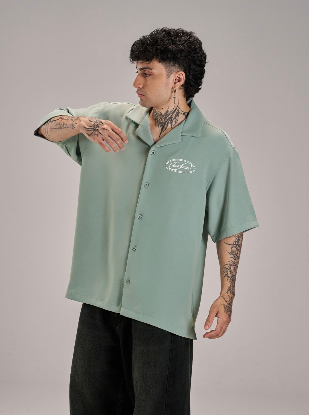 Signature Bowling Shirt Mint