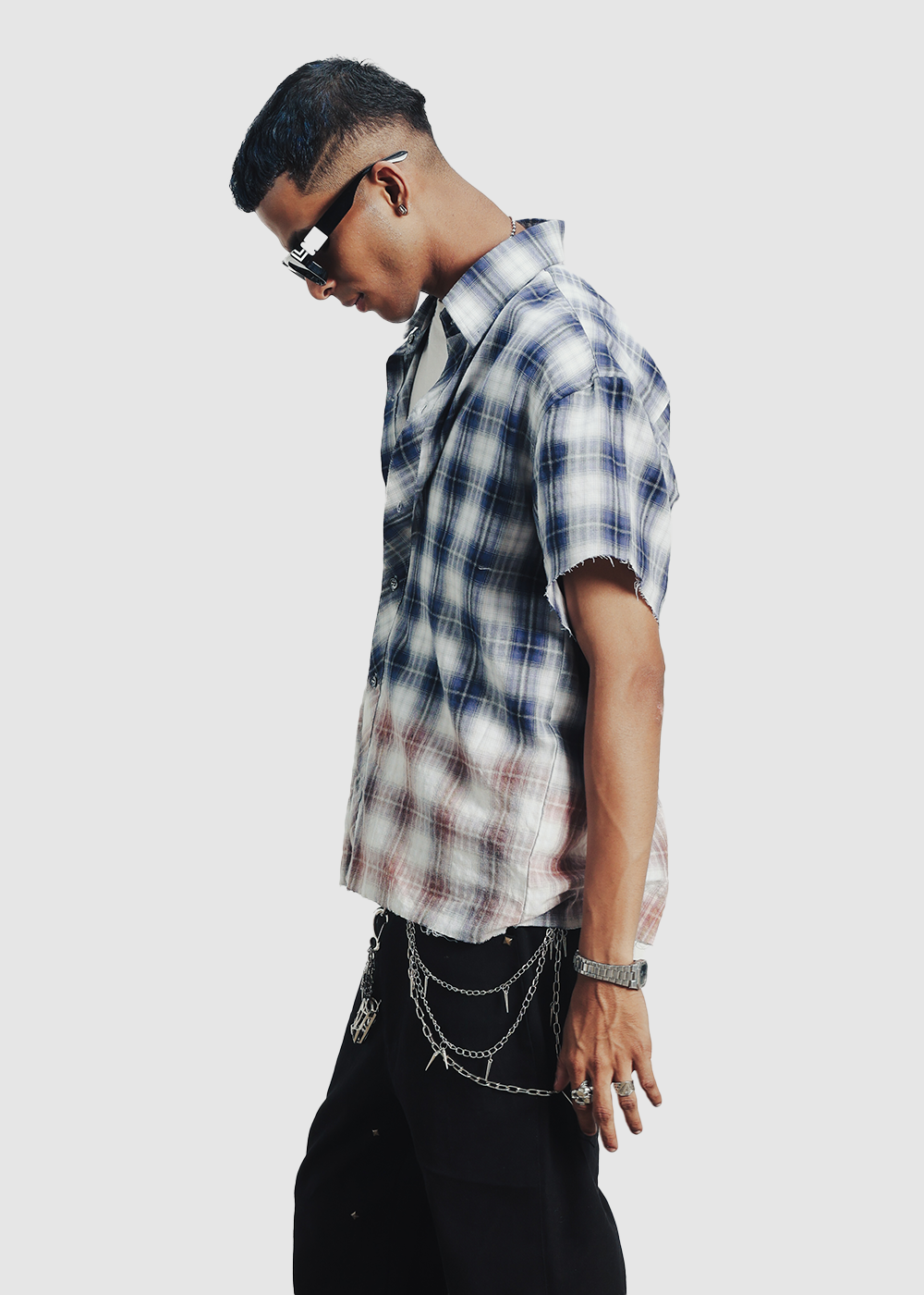 LA check shirt