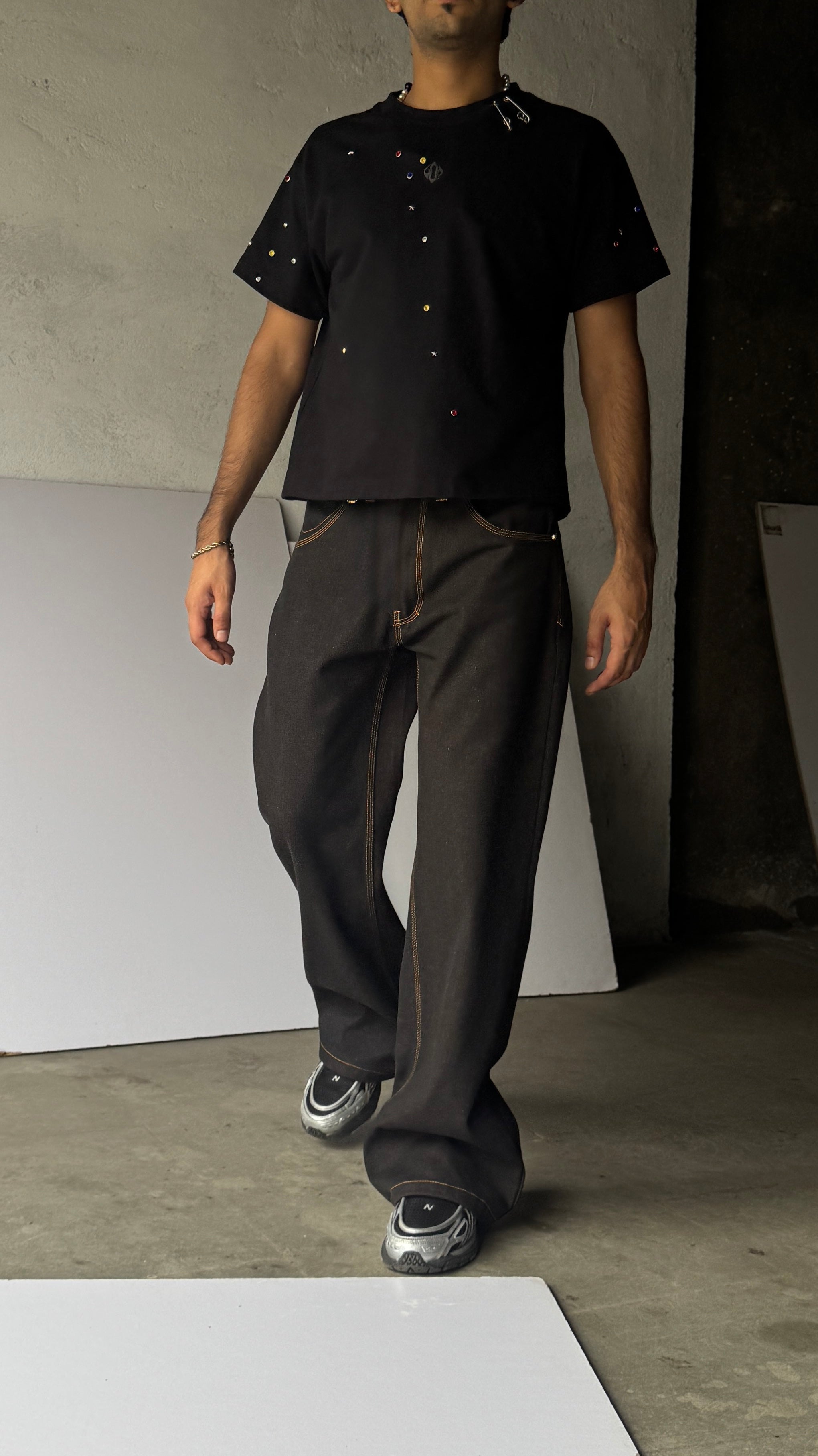 Raw coffee jeans masti flared pharrel - RTW
