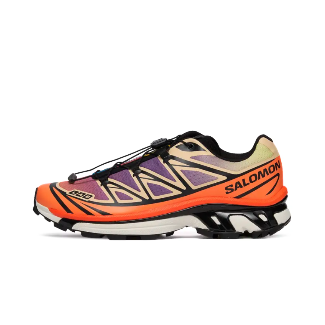 Salomon XT-6 Black Almond Dragon Fire