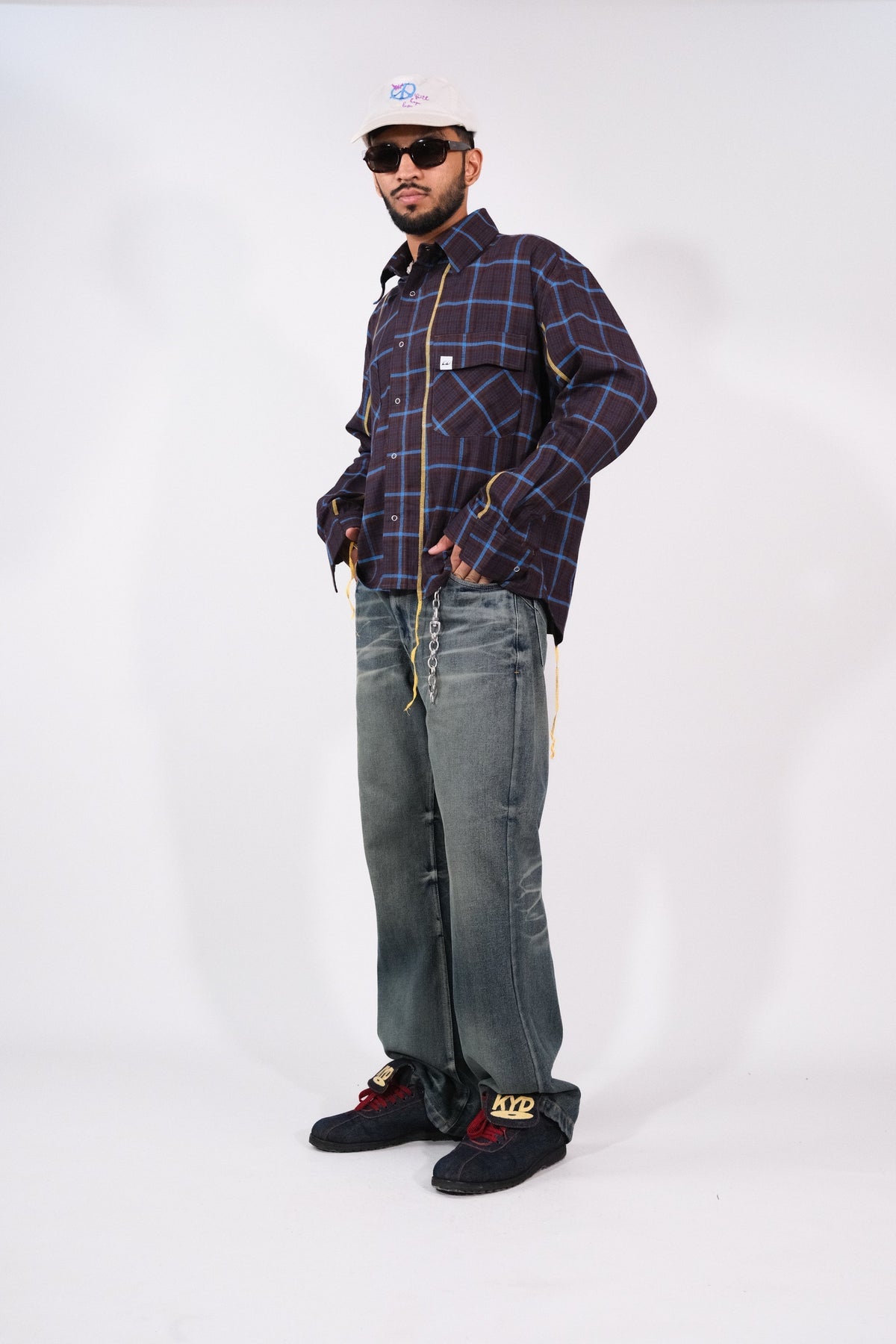 Matrix Shirt-Blue/Brown