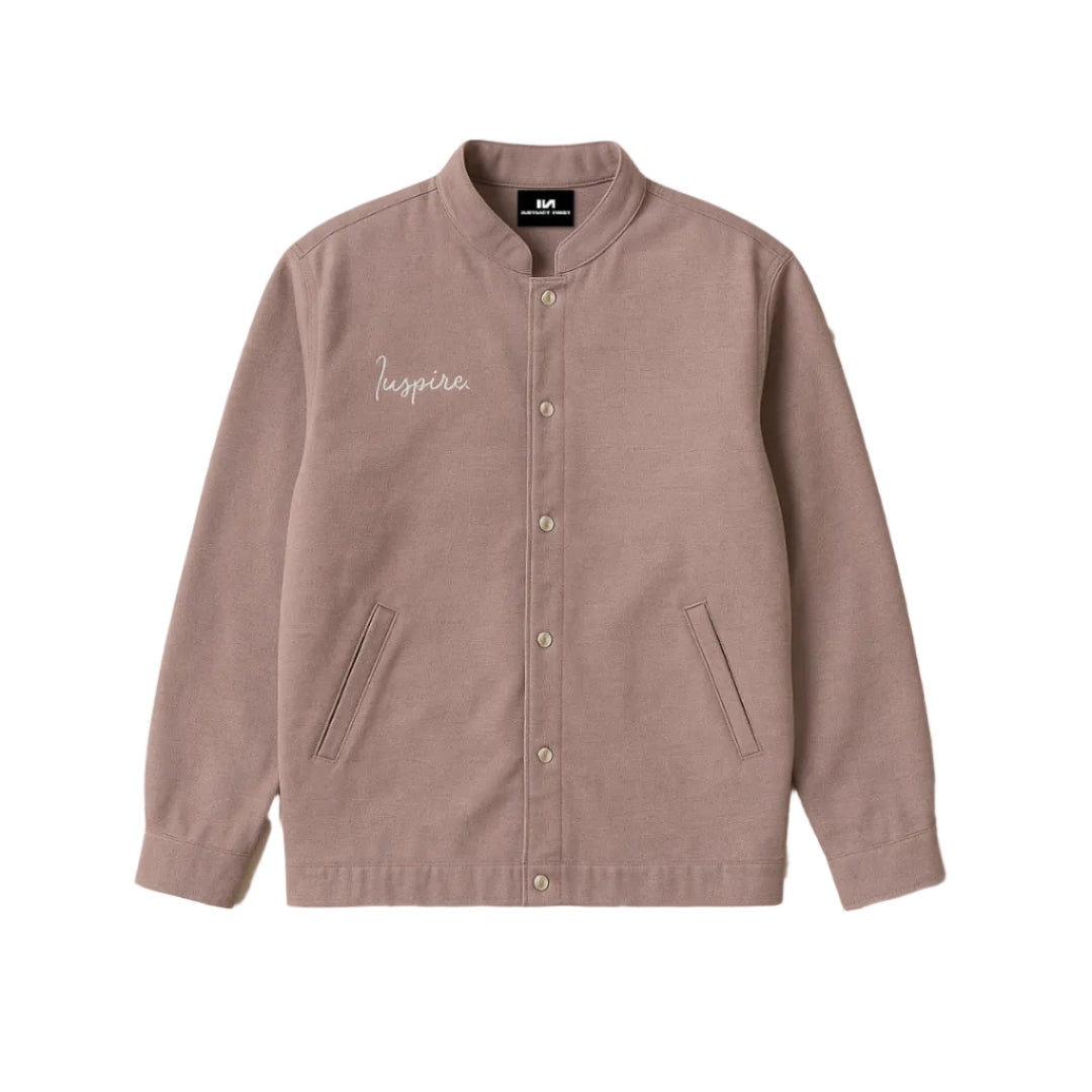 Misty Lilac Bomber Jacket