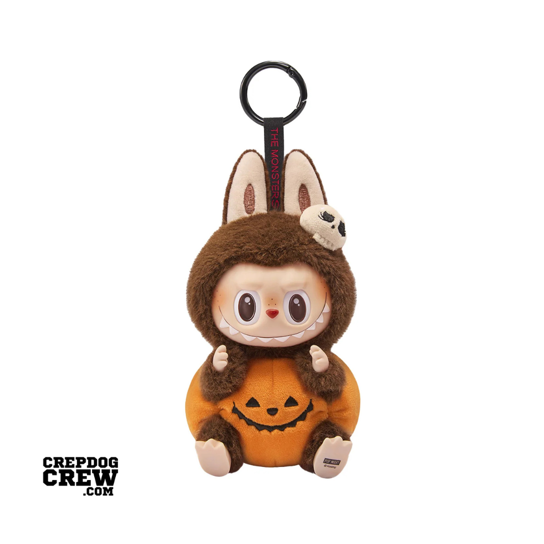 Pop Mart Labubu Happy Halloween Party Series-Sitting Pumpkin Vinyl Plu