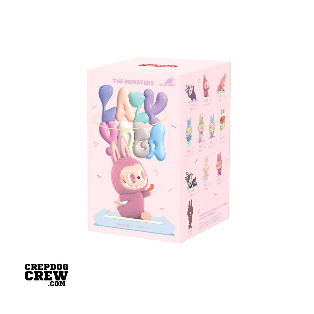 Pop Mart Labubu The Monsters Lazy Yoga Series Figures Sealed Case