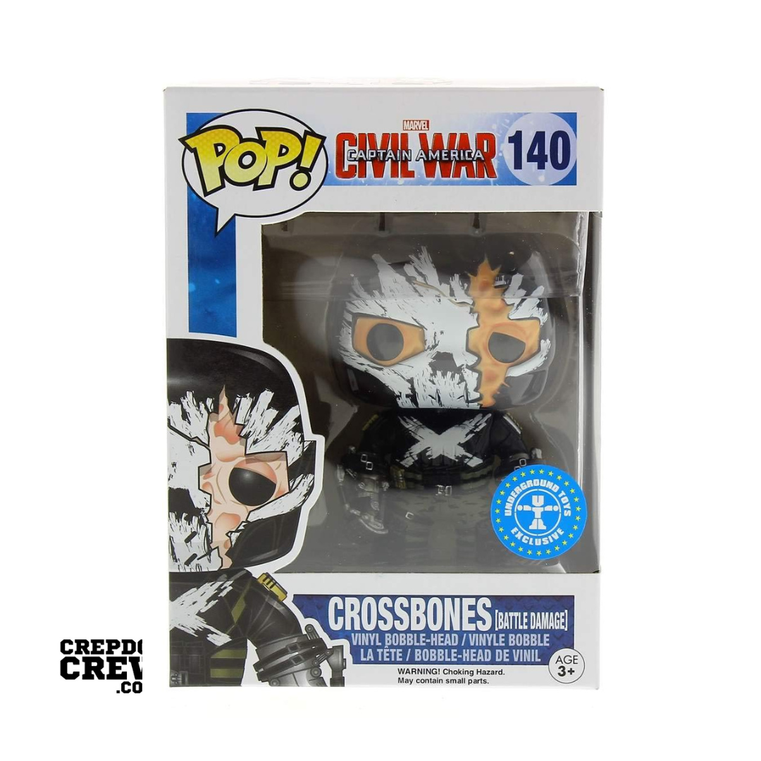 Funko Pop! Marvel: Crossbones Battle Damage #140