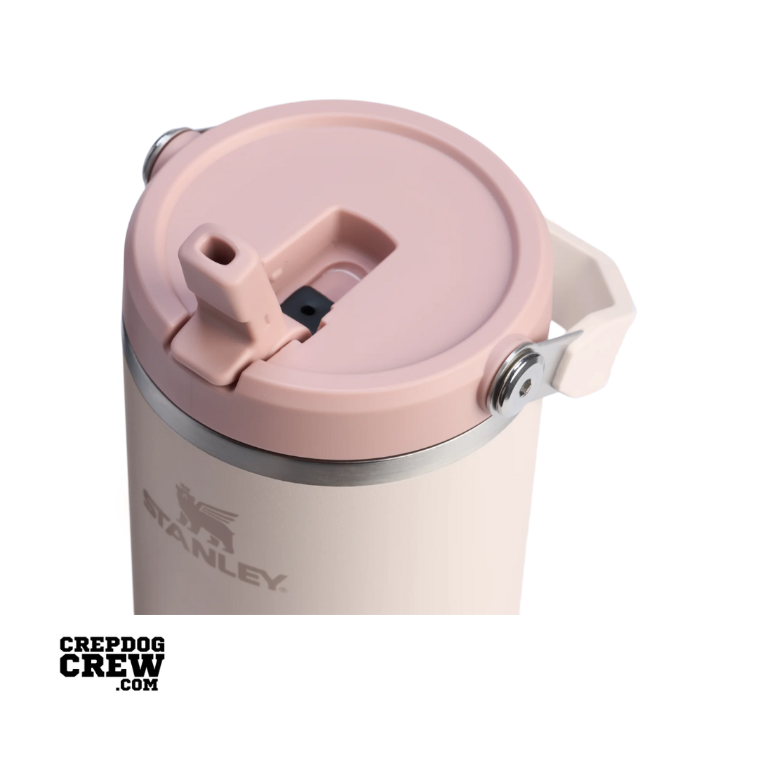 STANLEY Tumbler IceFlow Flip Straw Mug Rose Quartz 40 Oz
