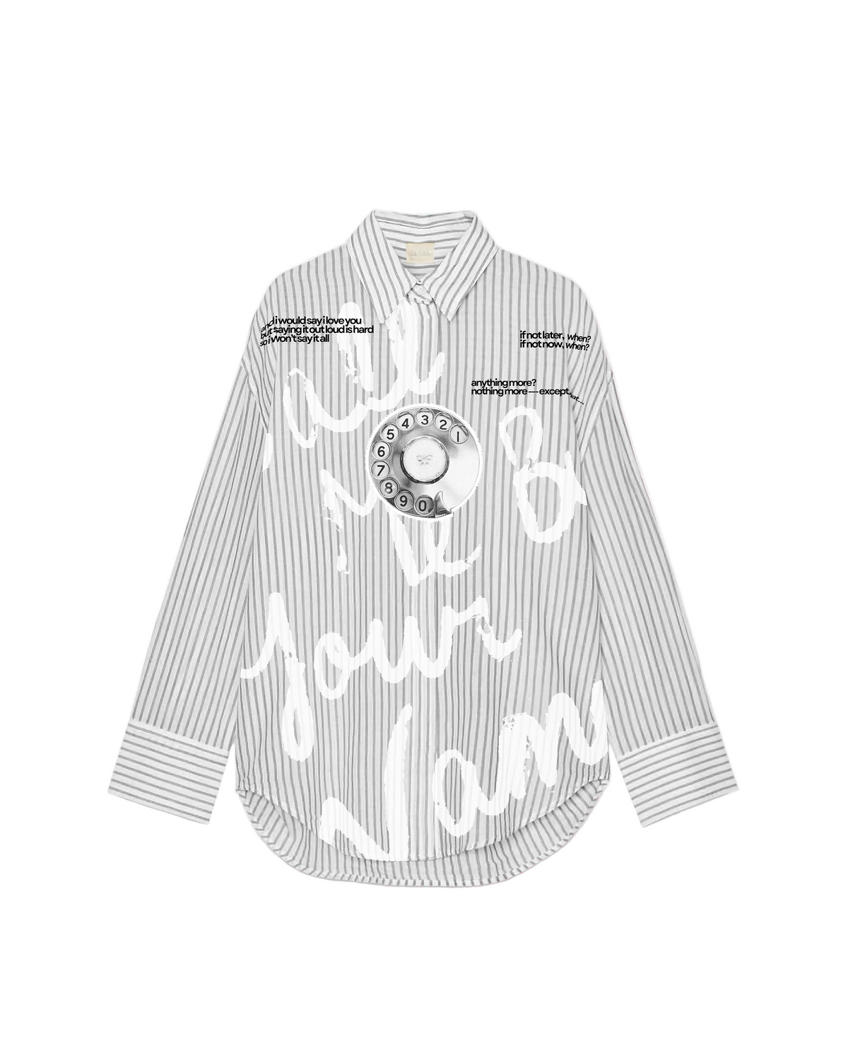 CMBYN Striped Shirt | Pastel Grey