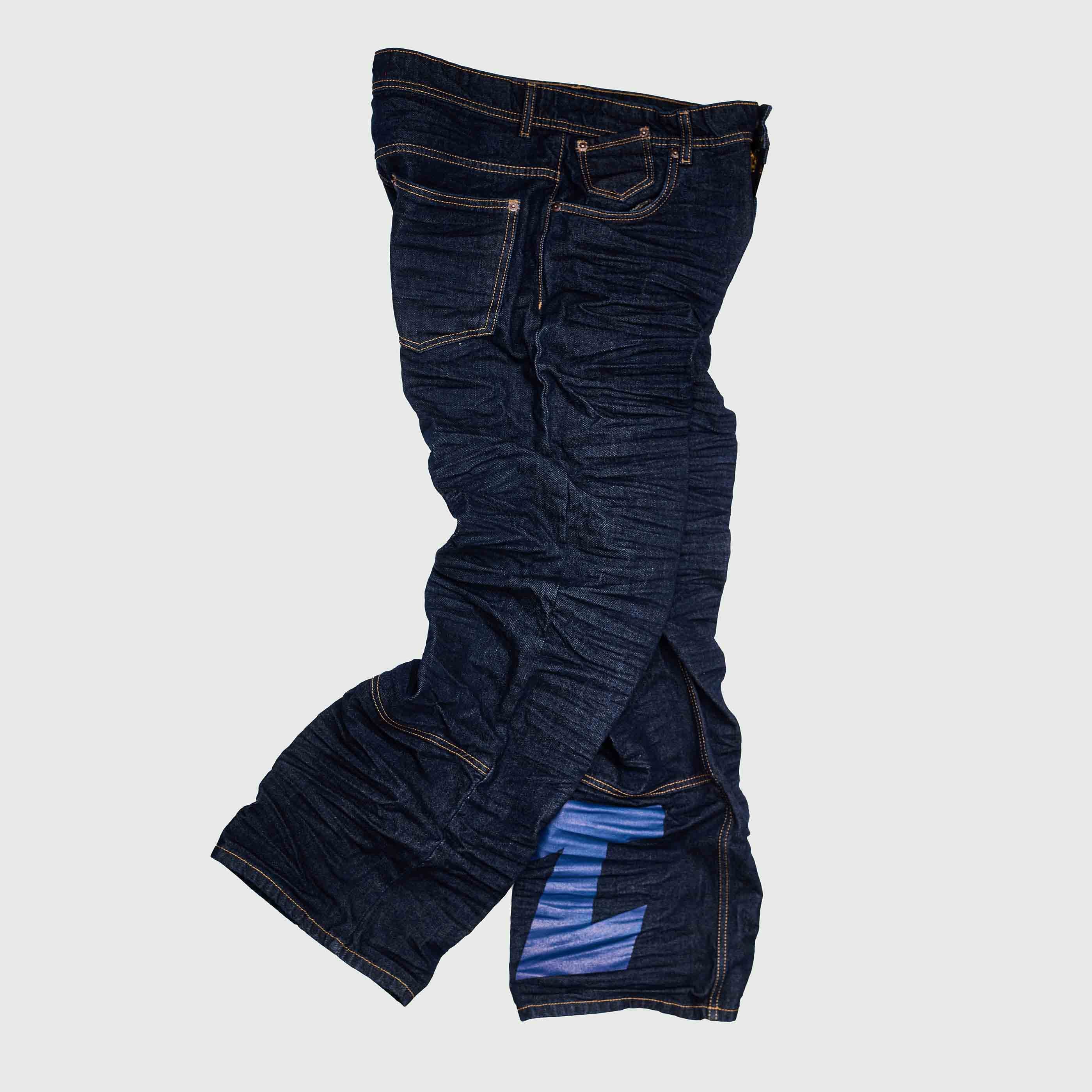 CREASED BY LIFE- DENIM