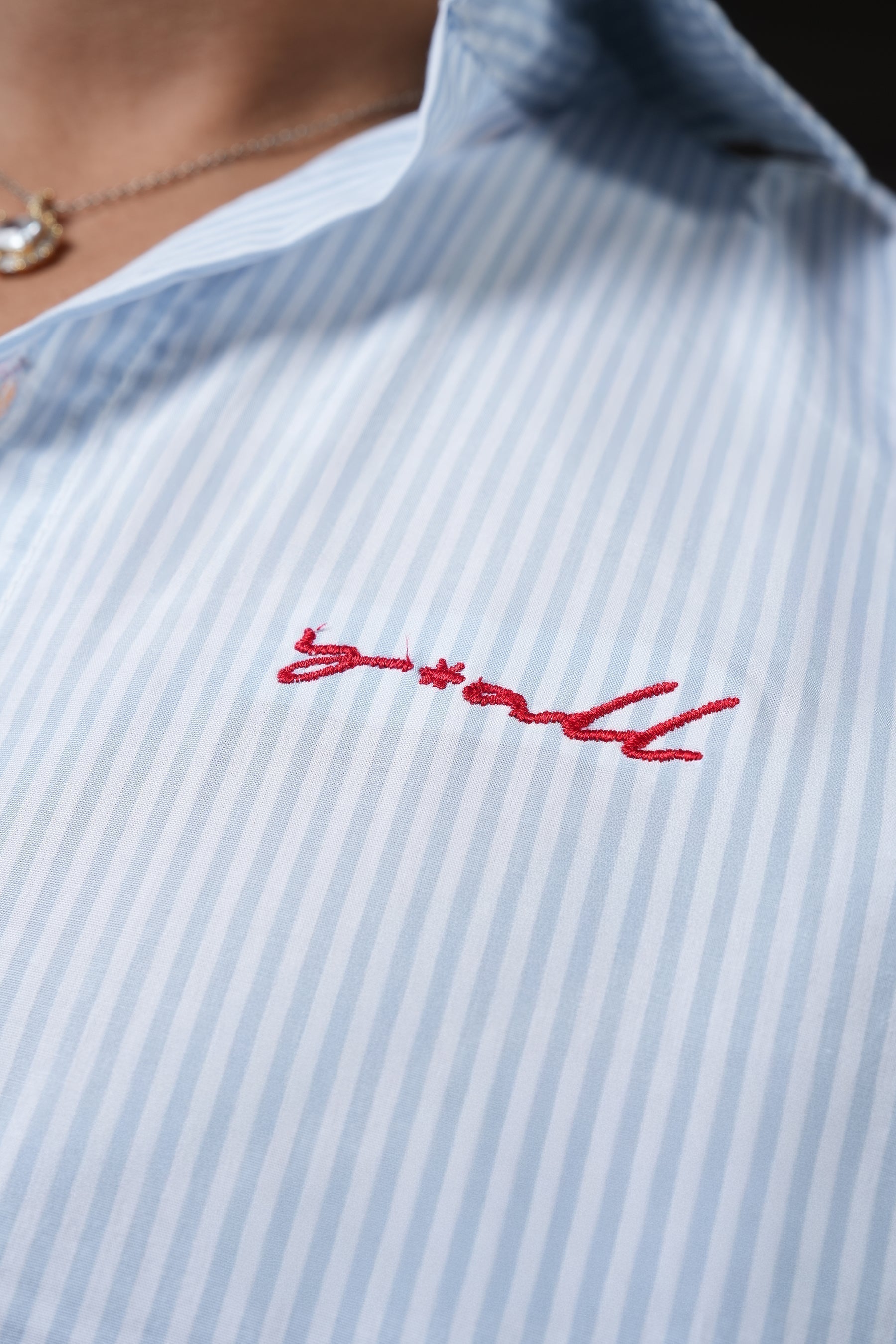 Still Line - Blue Pinstripe