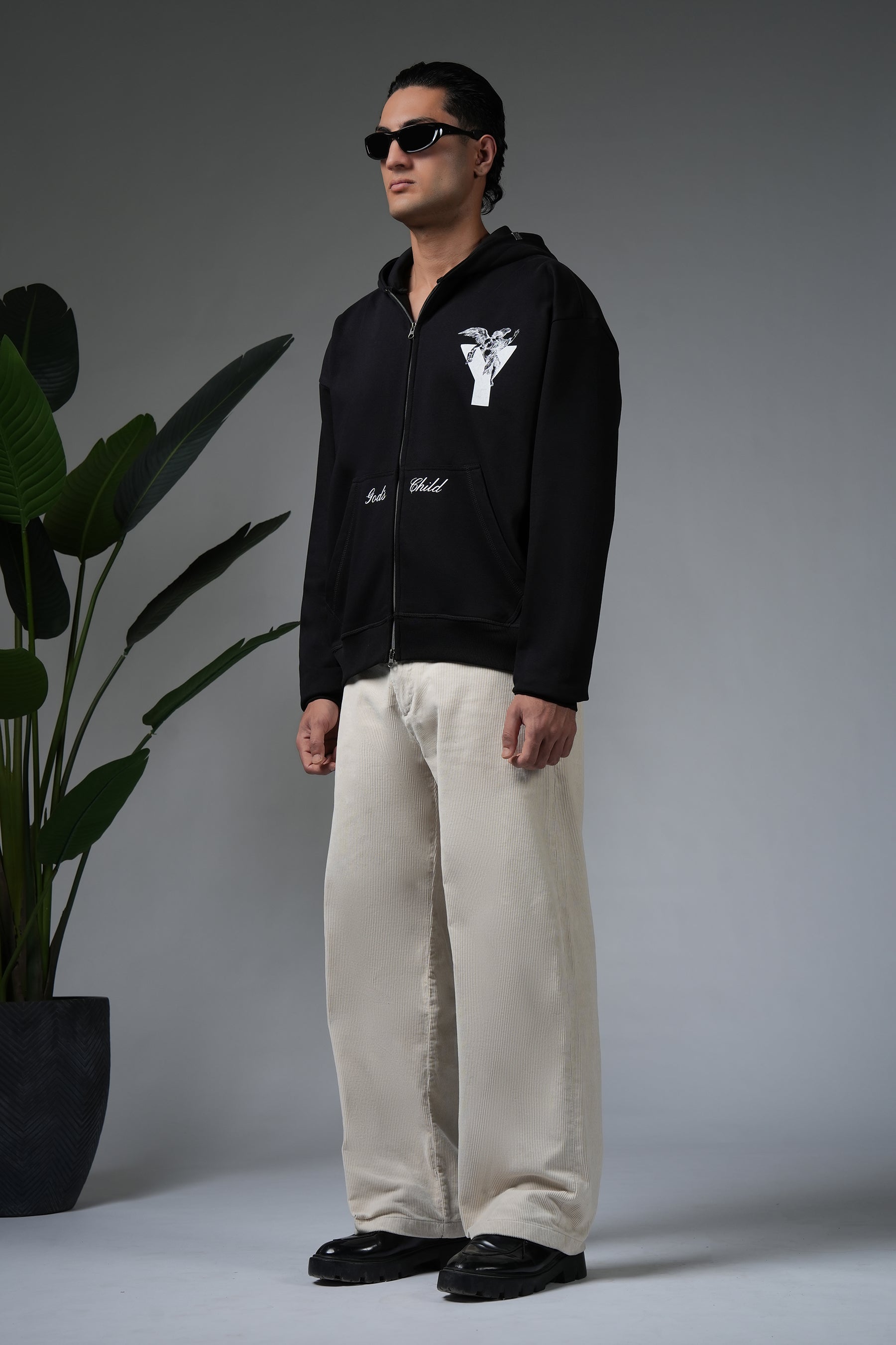 MIRACLE -Black Zip UP