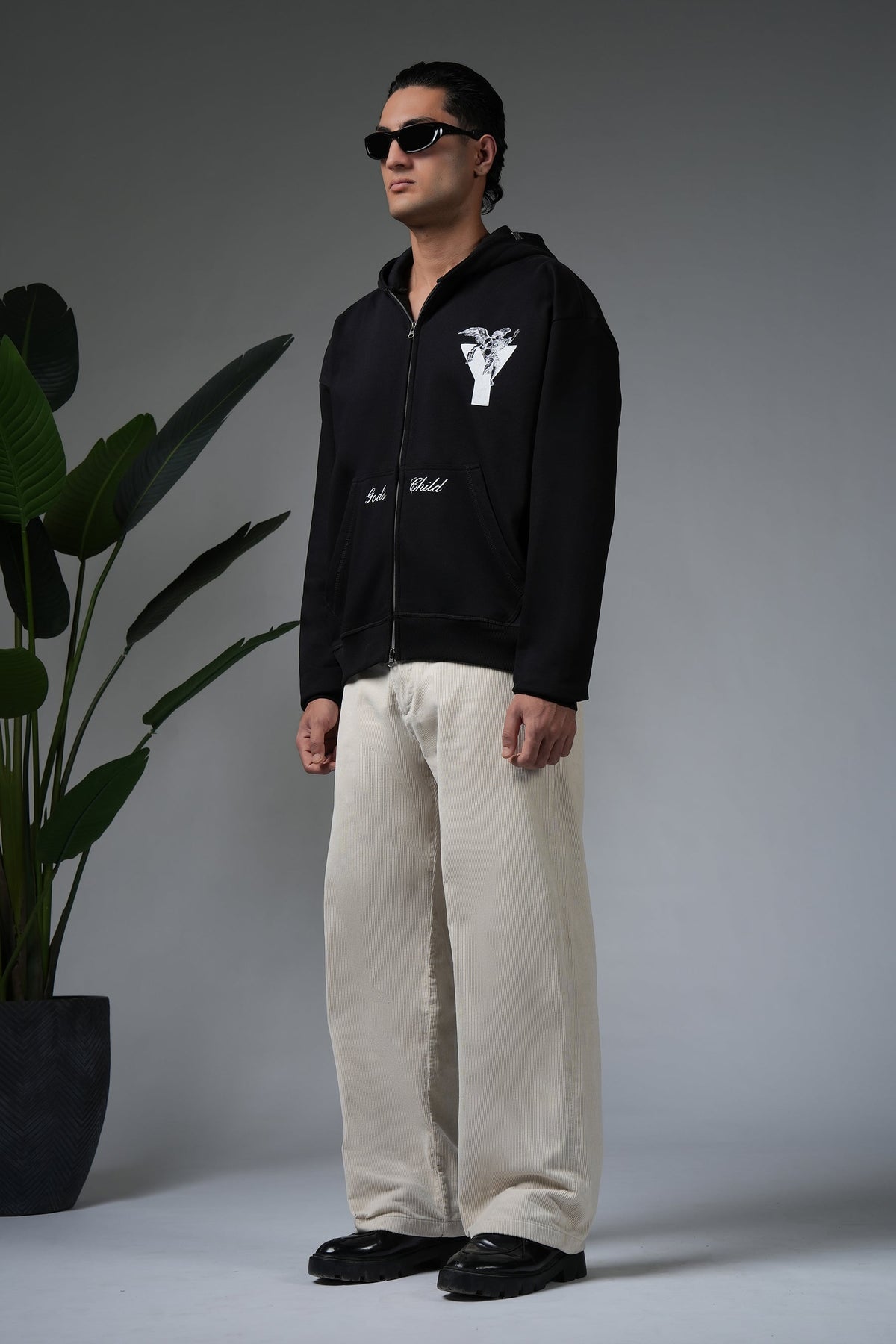 MIRACLE -Black Zip UP