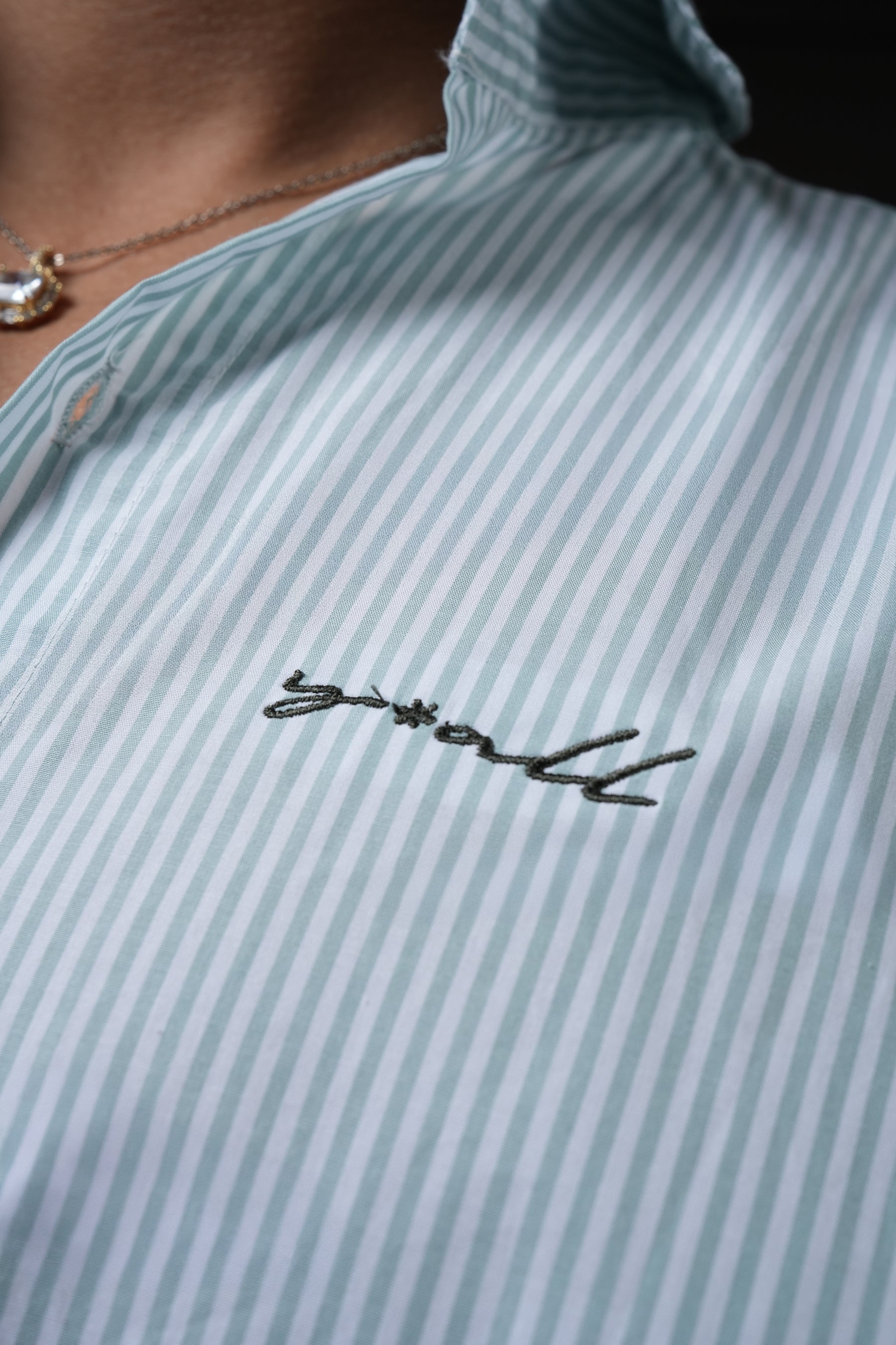 Talk in Line - Pinstripe Shirt