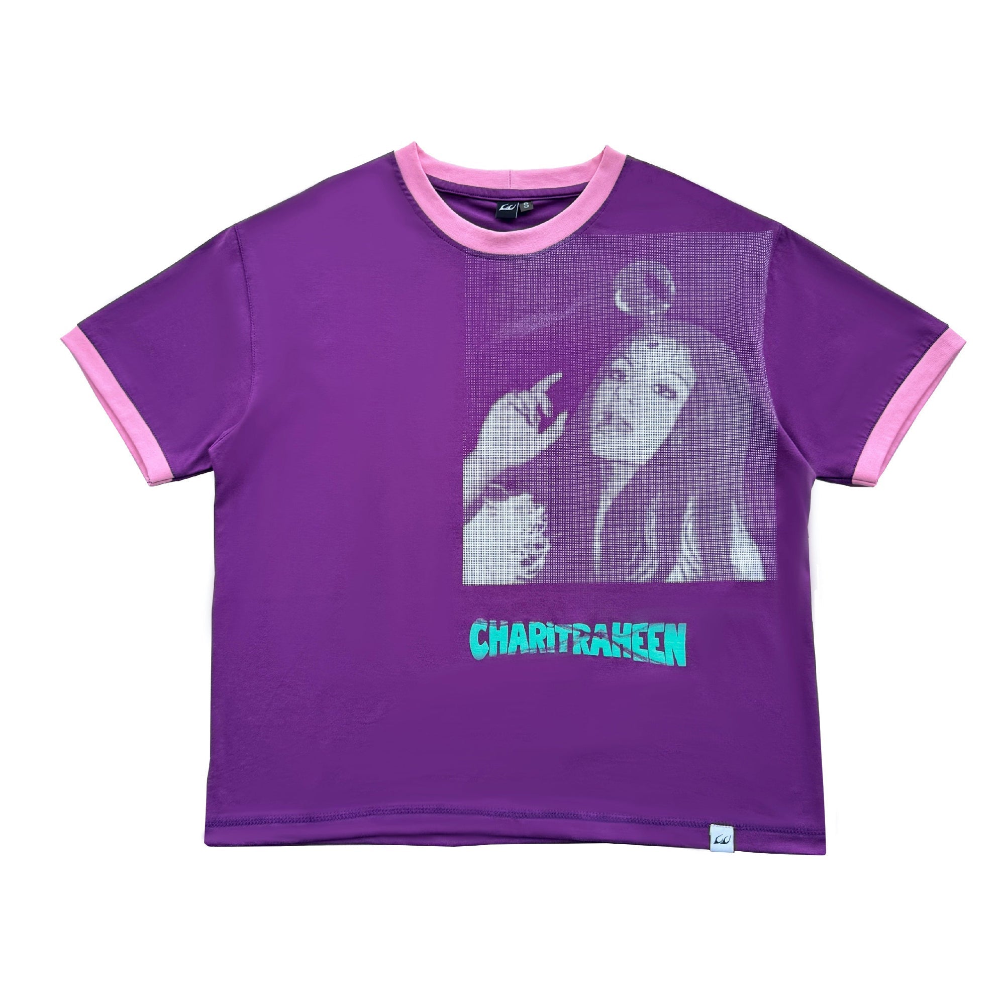 Charitraheen Baby Tee- Purple