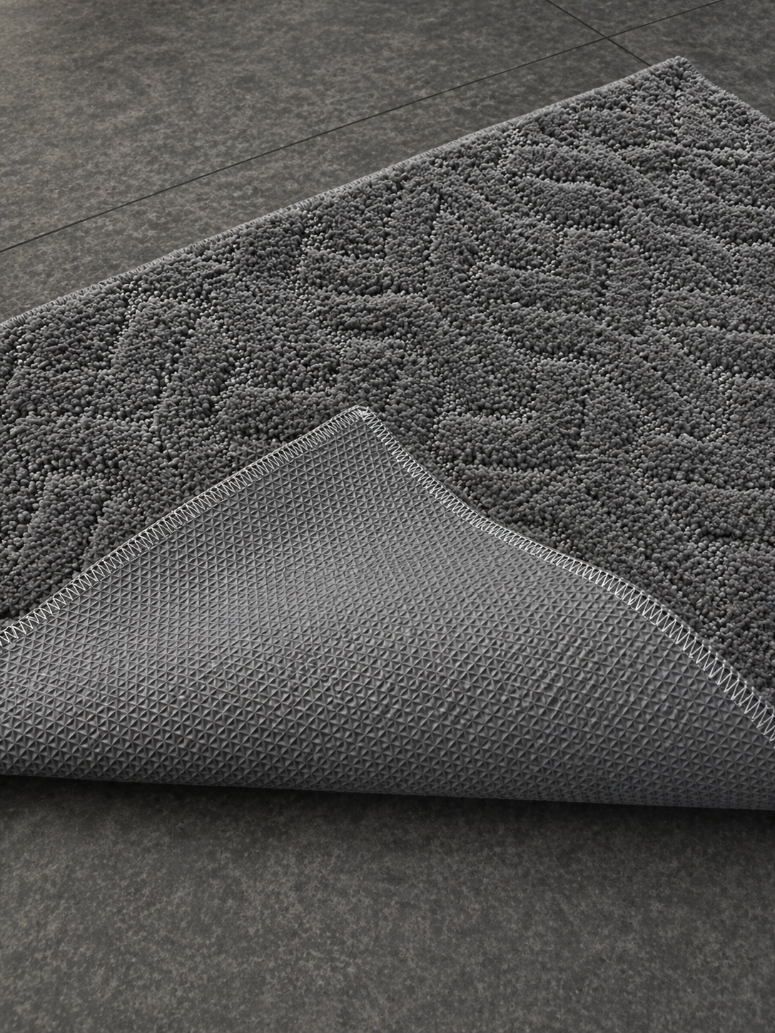 Grey Miracle Bath Custom Mat