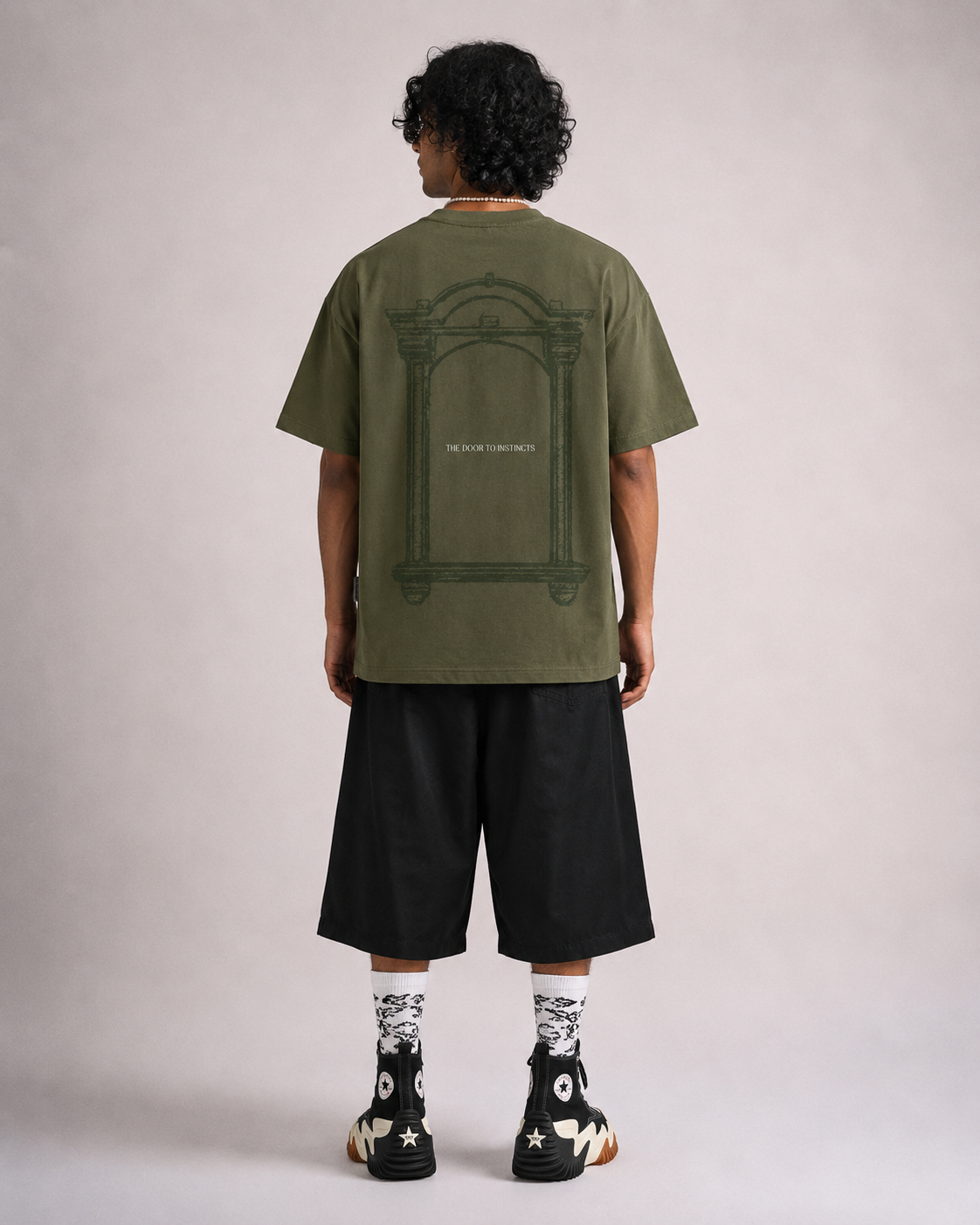 Inner Gateway - Oversized T-Shirt (Olive)