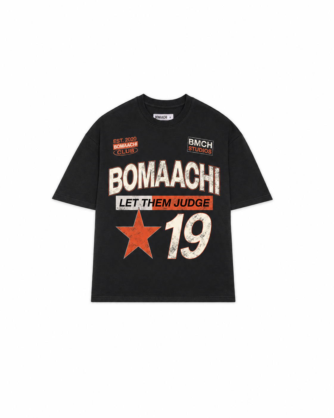 Bomaachi University T-shirt Black
