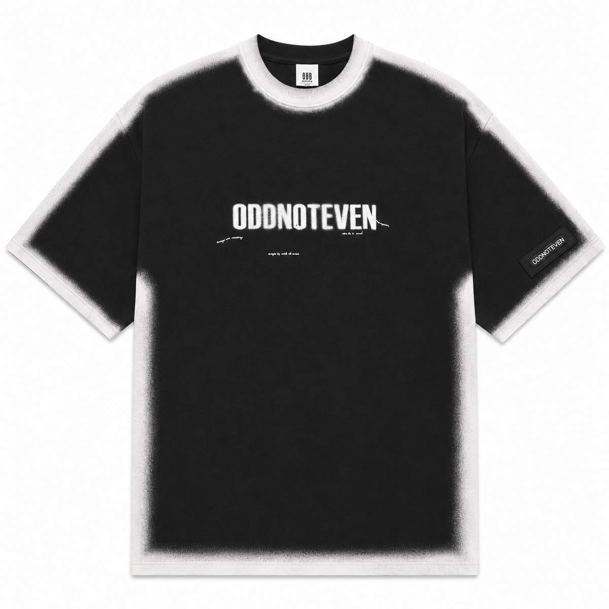 Falling Angel Oversized Tshirt Black
