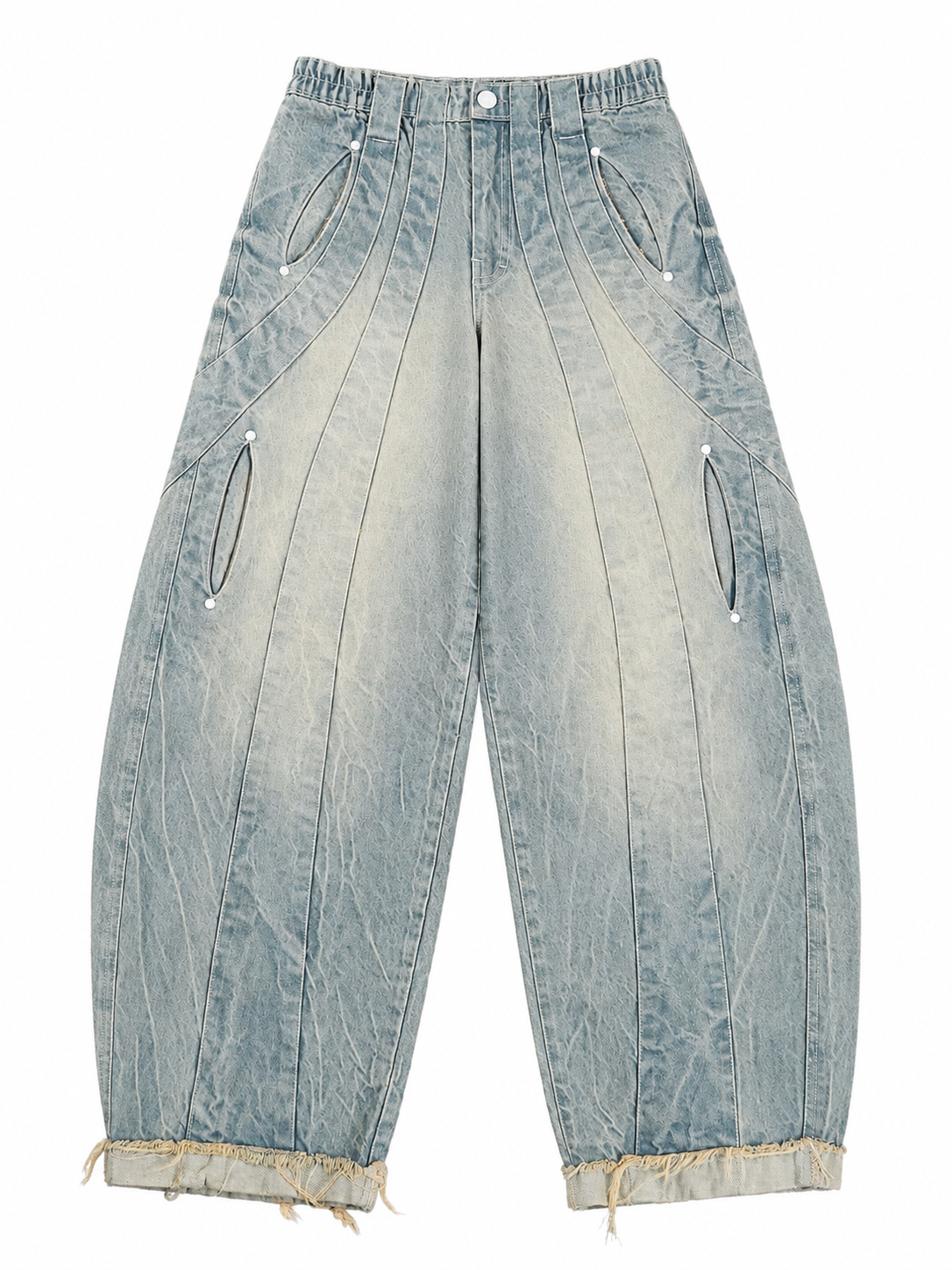Infinity Panelled Jeans - Marine - RTW