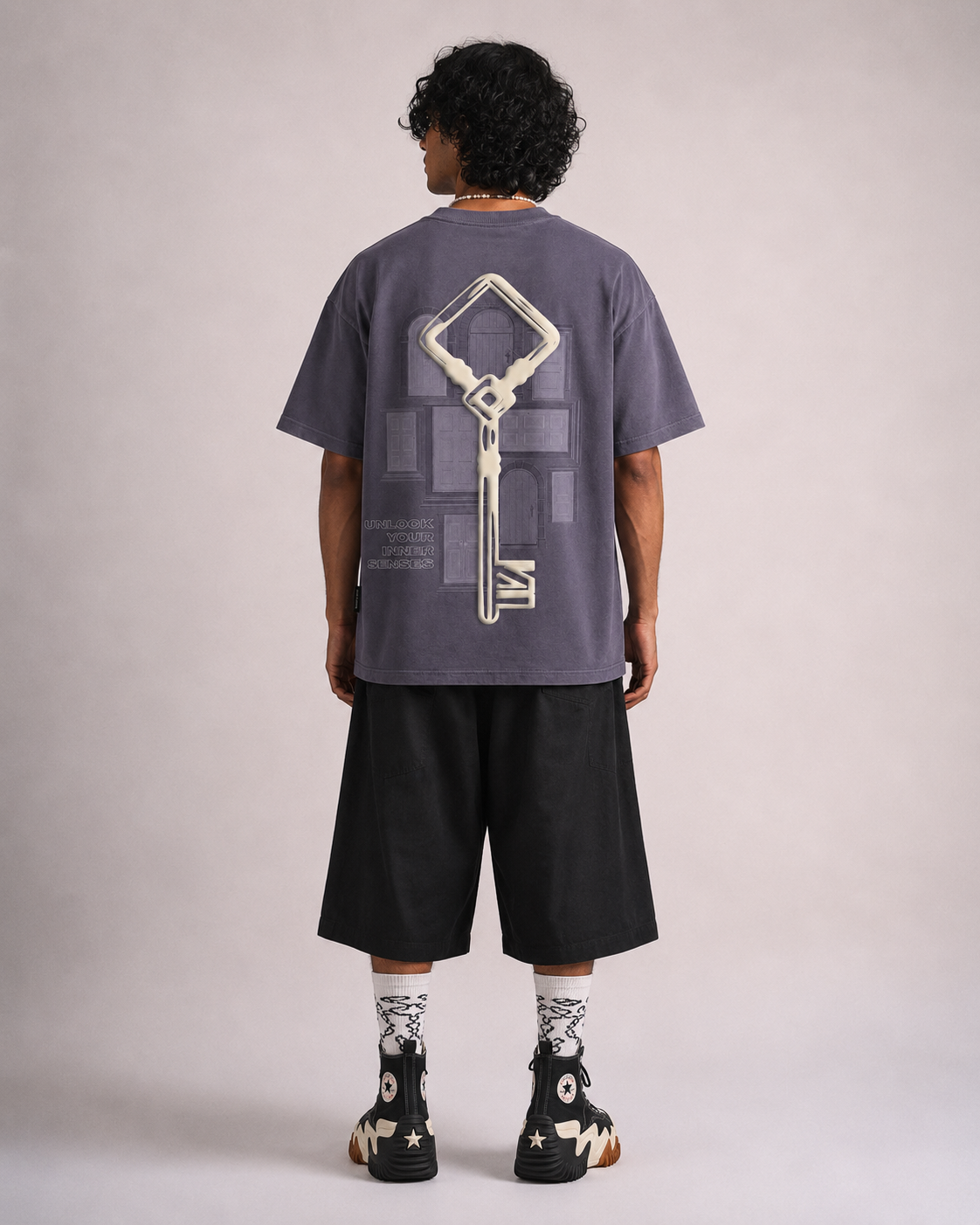 Key of Instincts - Oversized T-Shirt (Purple)