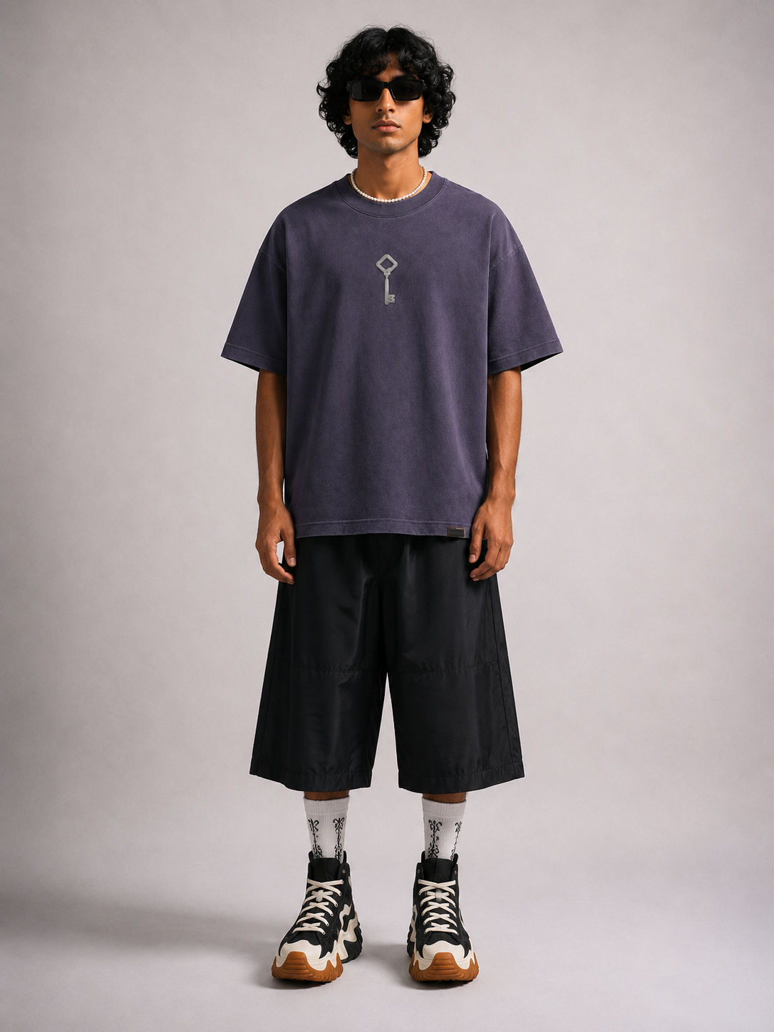 Key of Instincts - Oversized T-Shirt (Purple)