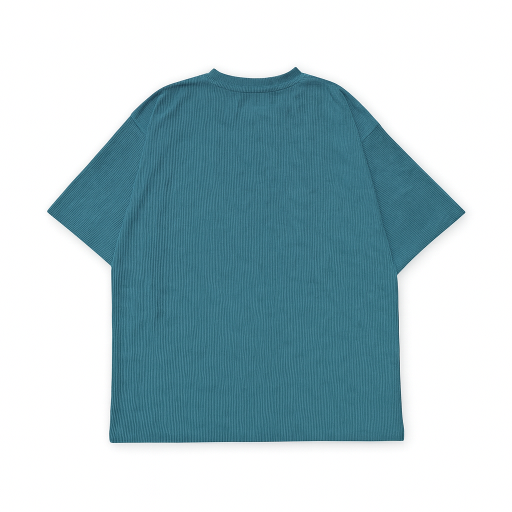 TEAL CORDUROY TSHIRT