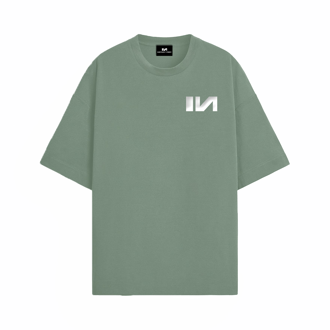 IN Classic Oversized T-Shirt -(Green)