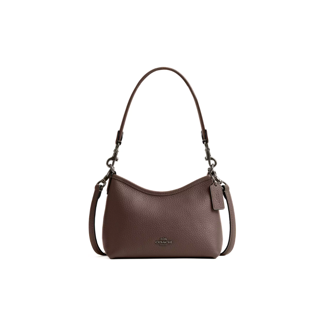 #Color_pebbled leather Gunmetal Dark Stone
