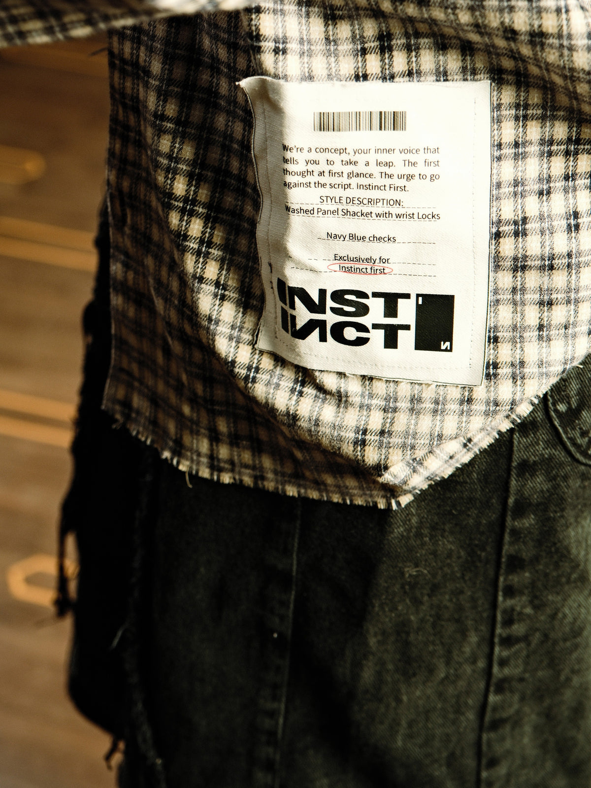 Raw Panel Shirt - (Blue)