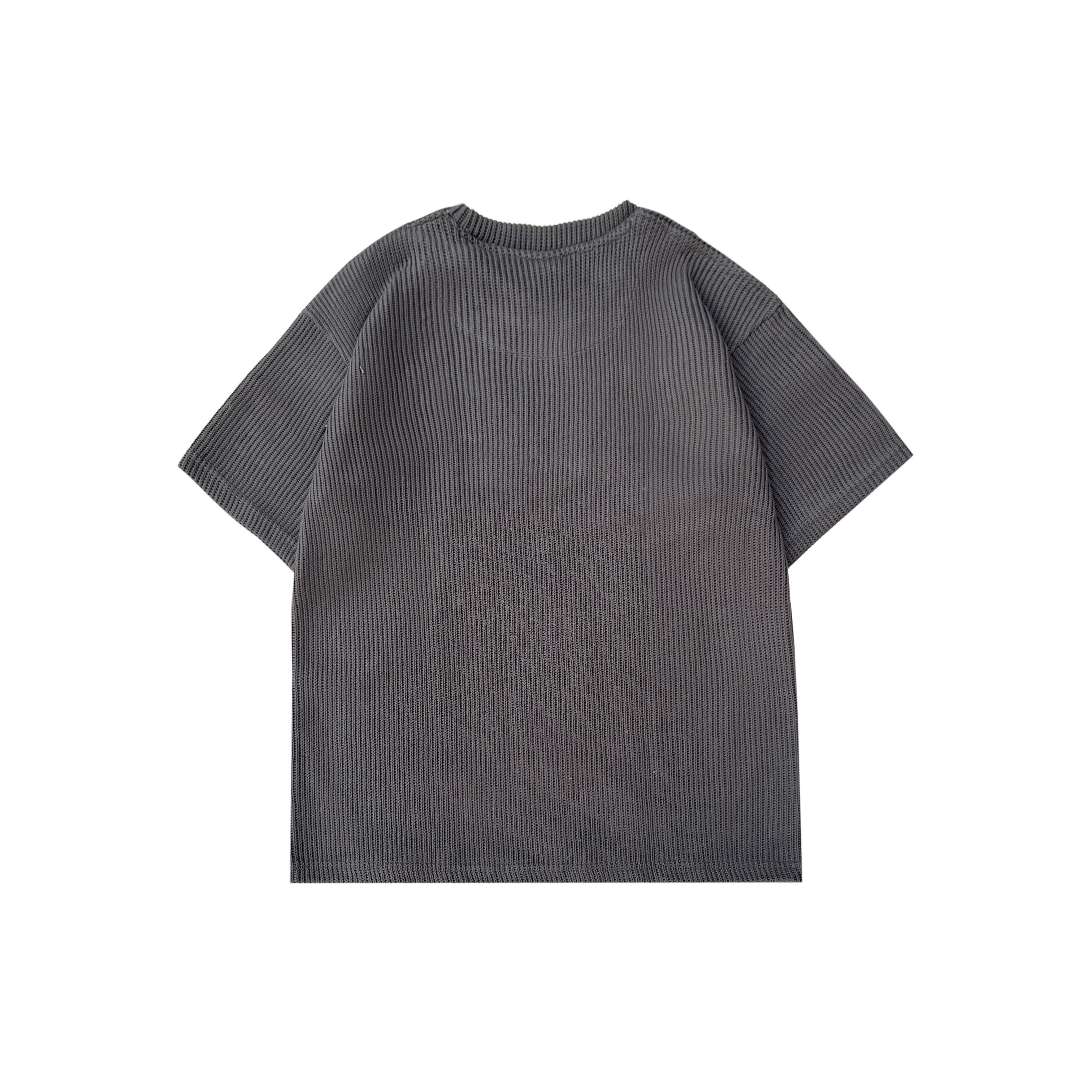 CO-ORD IN SWEATER KNIT FABRIC (DARK GREY)
