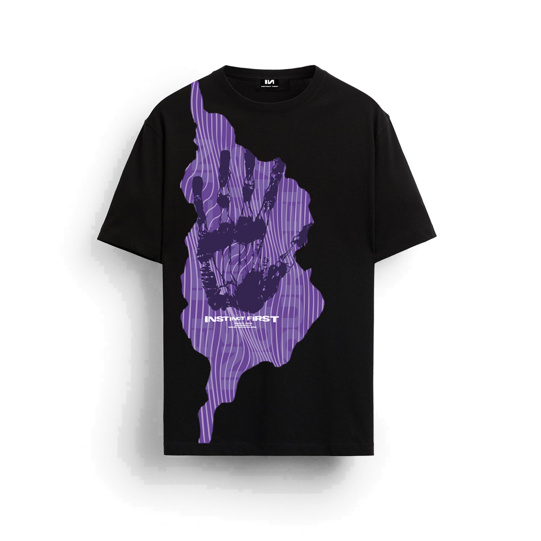 Cut out - Oversized T-shirt (Black)